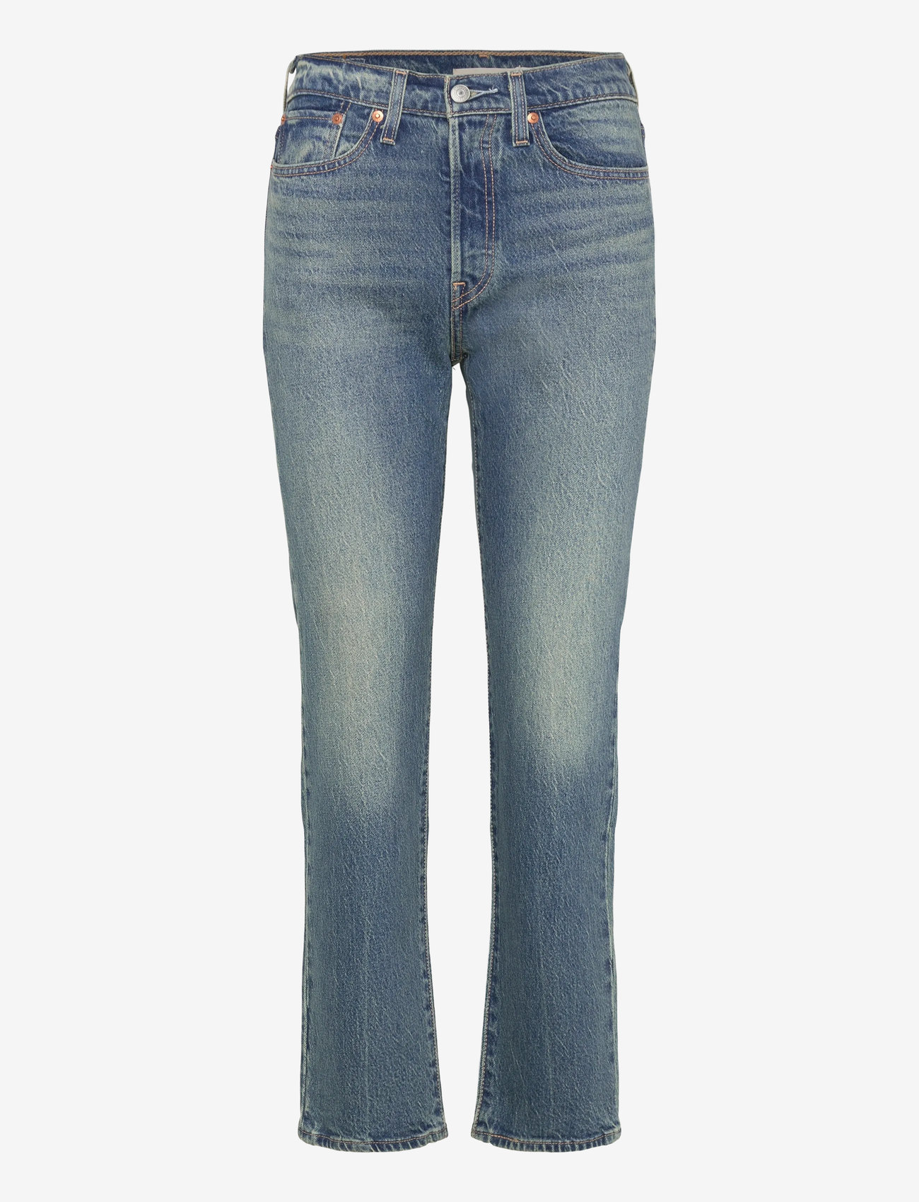 Levi's® - WEDGIE STRAIGHT OUTER POINT - straight jeans - med indigo - worn in - 1
