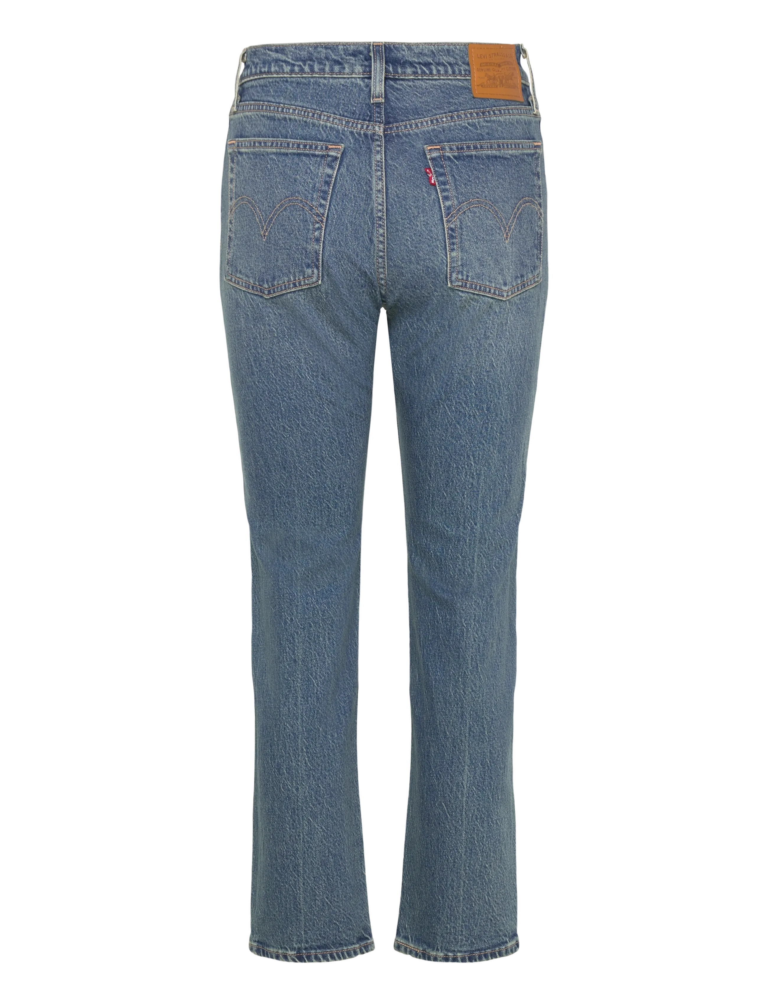 Levi's® - WEDGIE STRAIGHT OUTER POINT - raka jeans - med indigo - worn in - 2