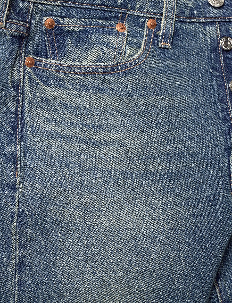 Levi's® - WEDGIE STRAIGHT OUTER POINT - raka jeans - med indigo - worn in - 4