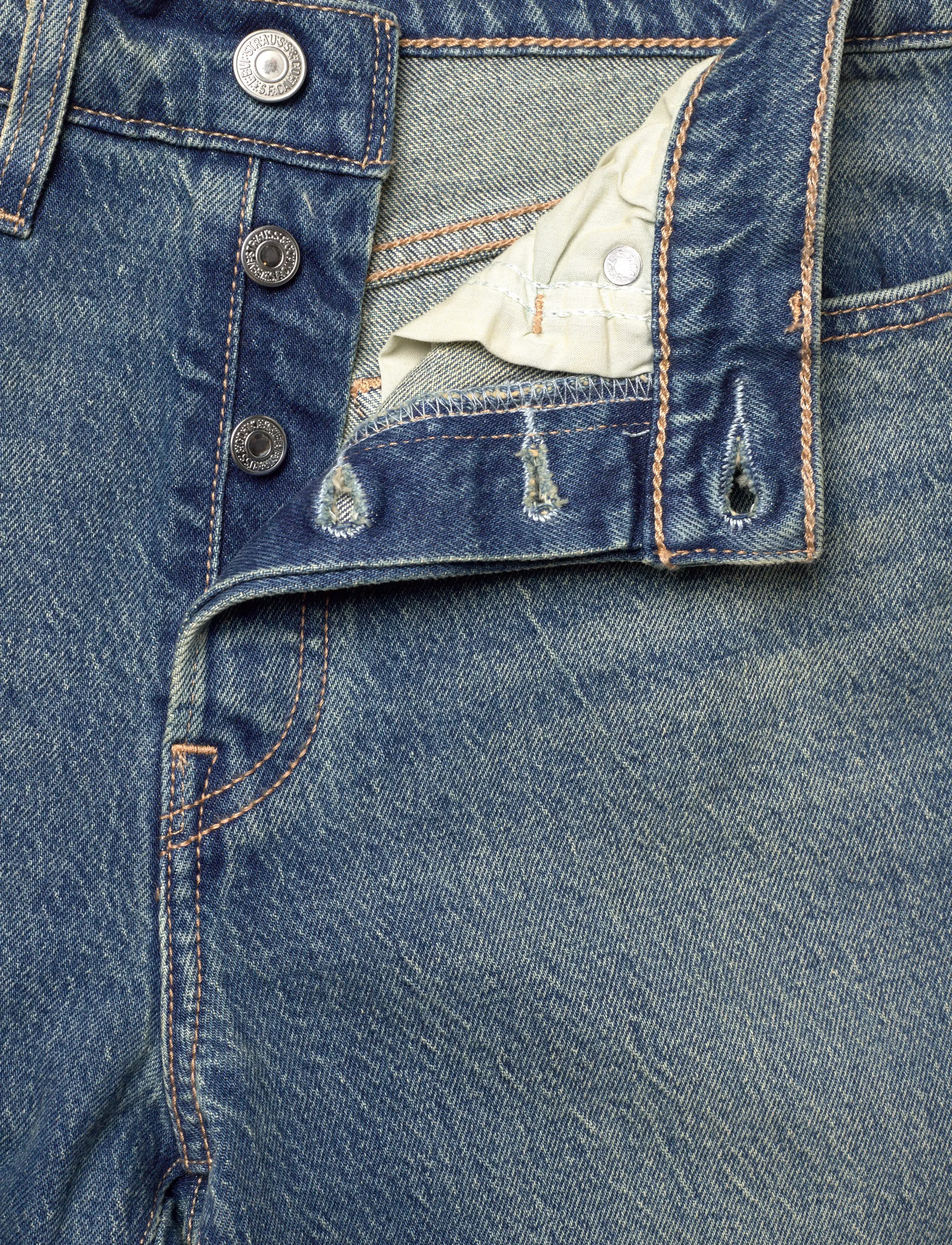 Levi's® - WEDGIE STRAIGHT OUTER POINT - raka jeans - med indigo - worn in - 5