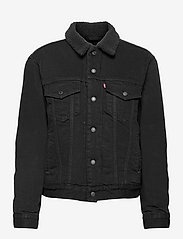 LEVI´S Women - EXBF SHERPA TRUCKER YES BLACK - spring jackets - blacks - 0