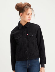 LEVI´S Women - EXBF SHERPA TRUCKER YES BLACK - spring jackets - blacks - 2