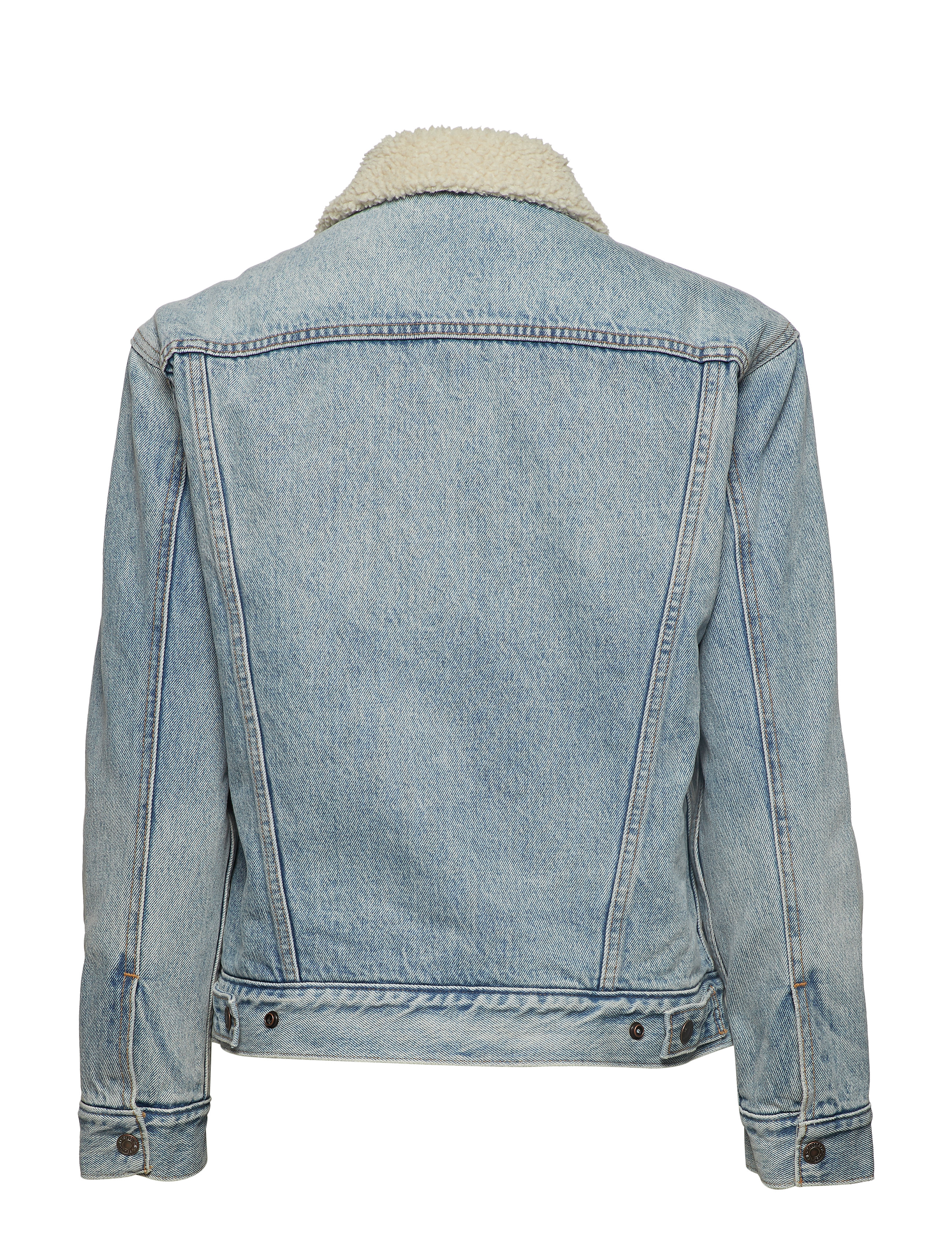 Levi's® - EXBF SHERPA TRUCKER STRANGERWA - light indigo - worn in - 1