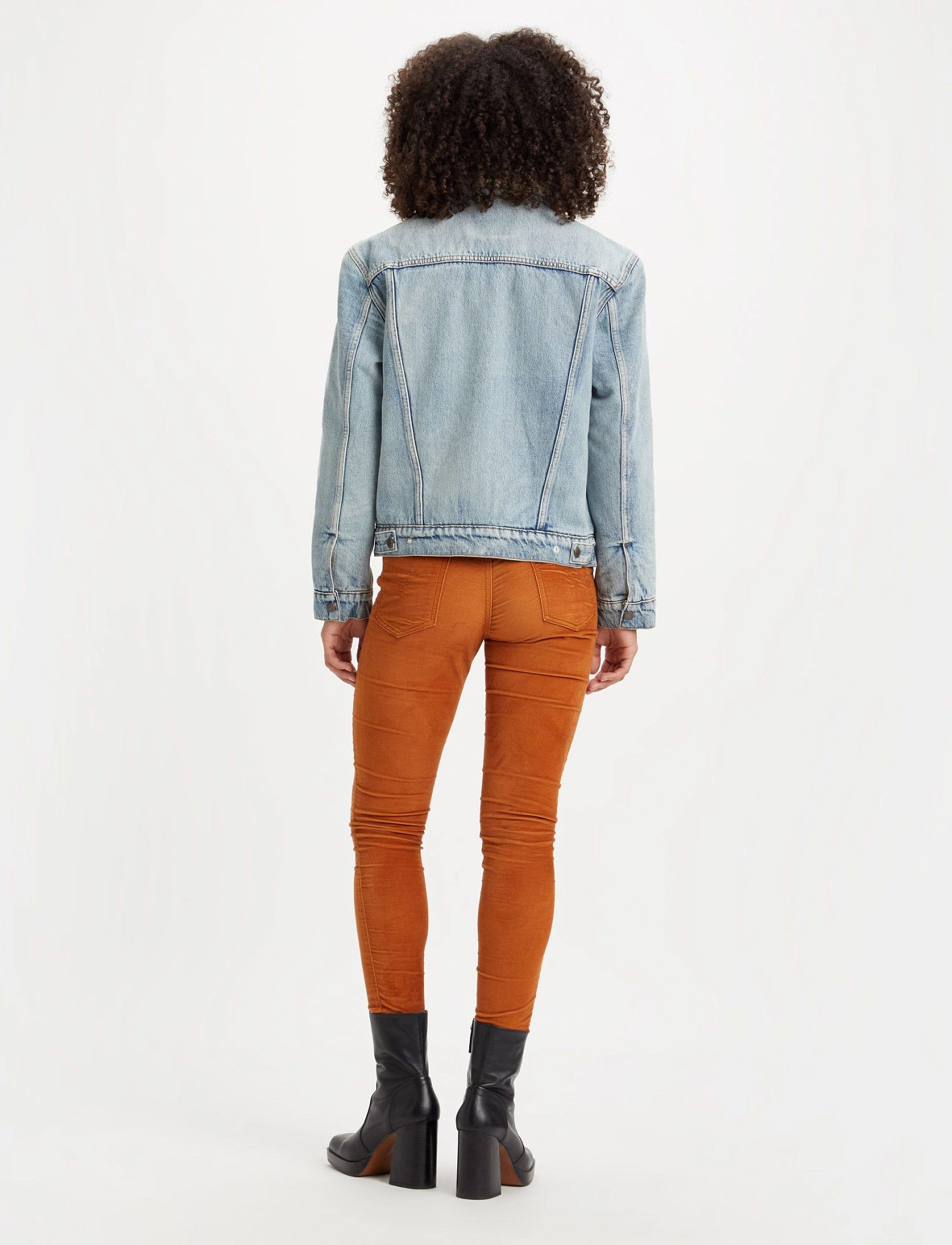 Levi's® - EXBF SHERPA TRUCKER STRANGERWA - light indigo - worn in - 3