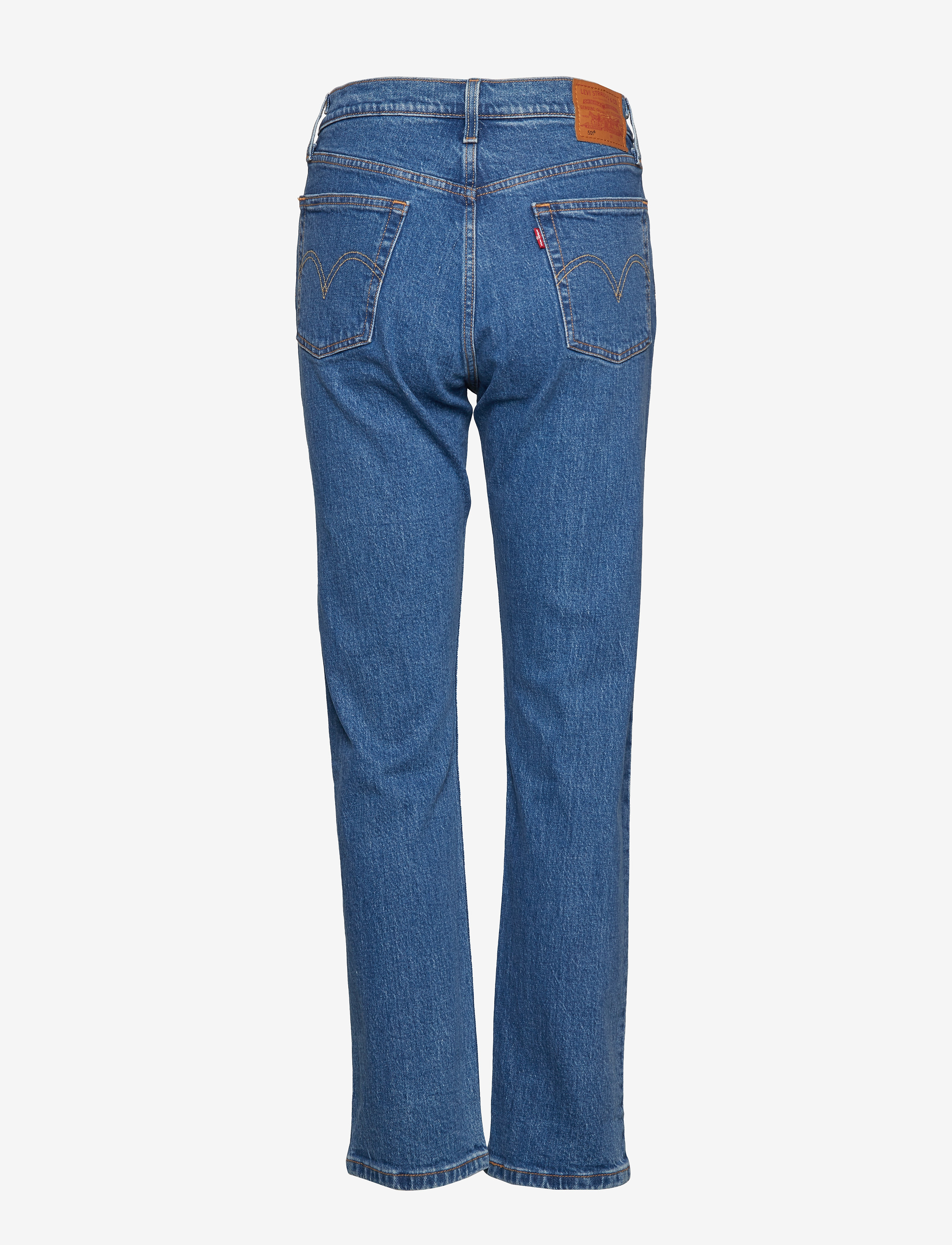 LEVI´S Women - 501 CROP JIVE STONEWASH - med indigo - flat finish - 1