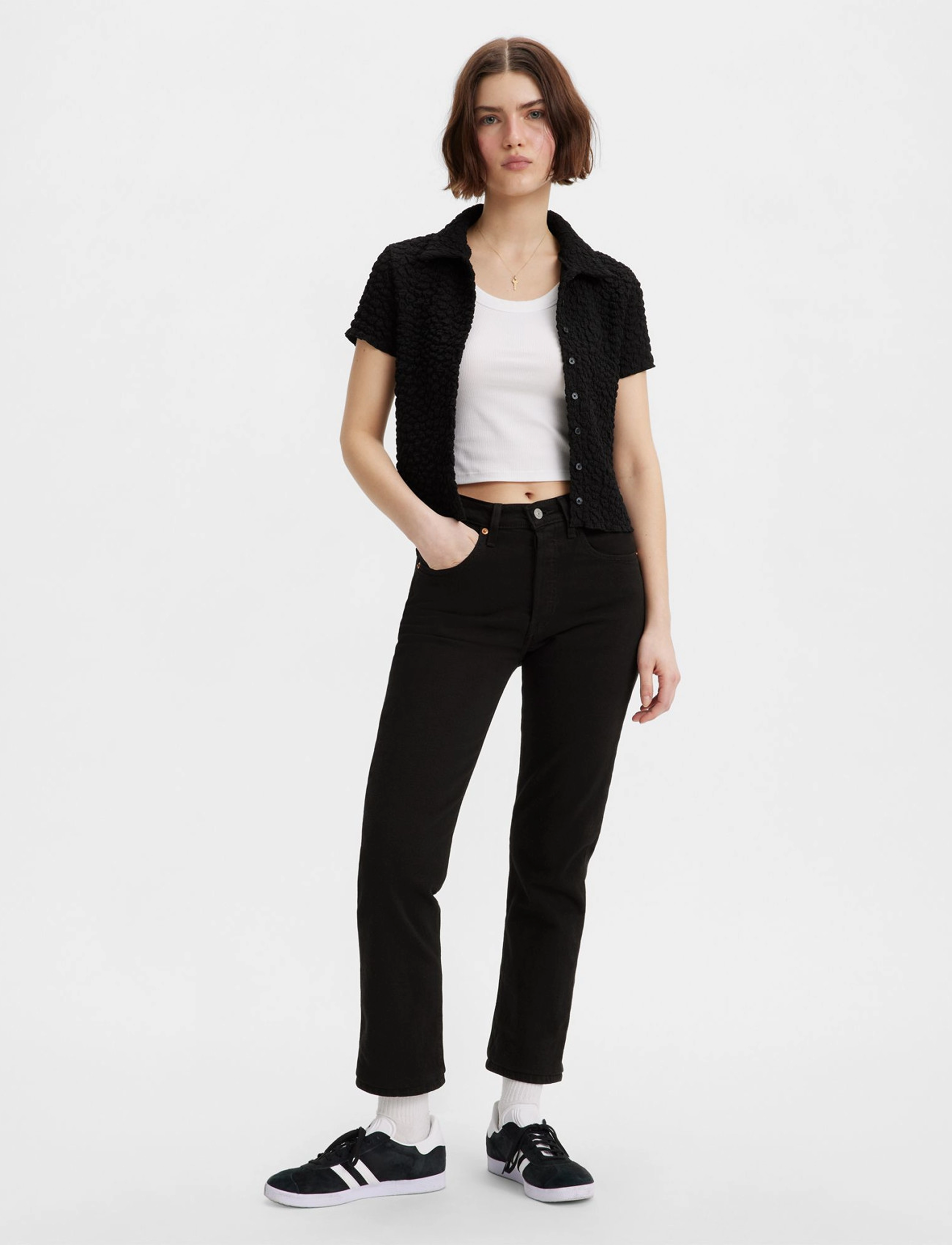 LEVIS ® Jeans '501® CROP' dam – bild 3