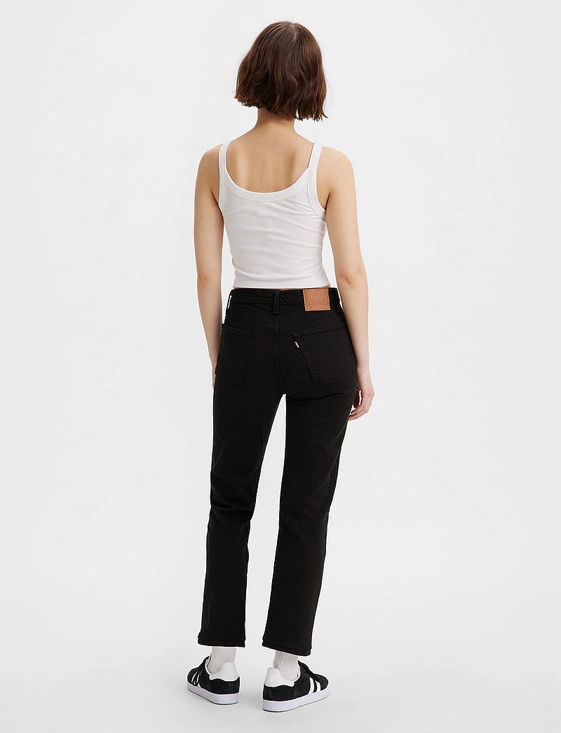 Levi's® - 501 CROP BLACK SPROUT - sirge säärega teksad - blacks - 4