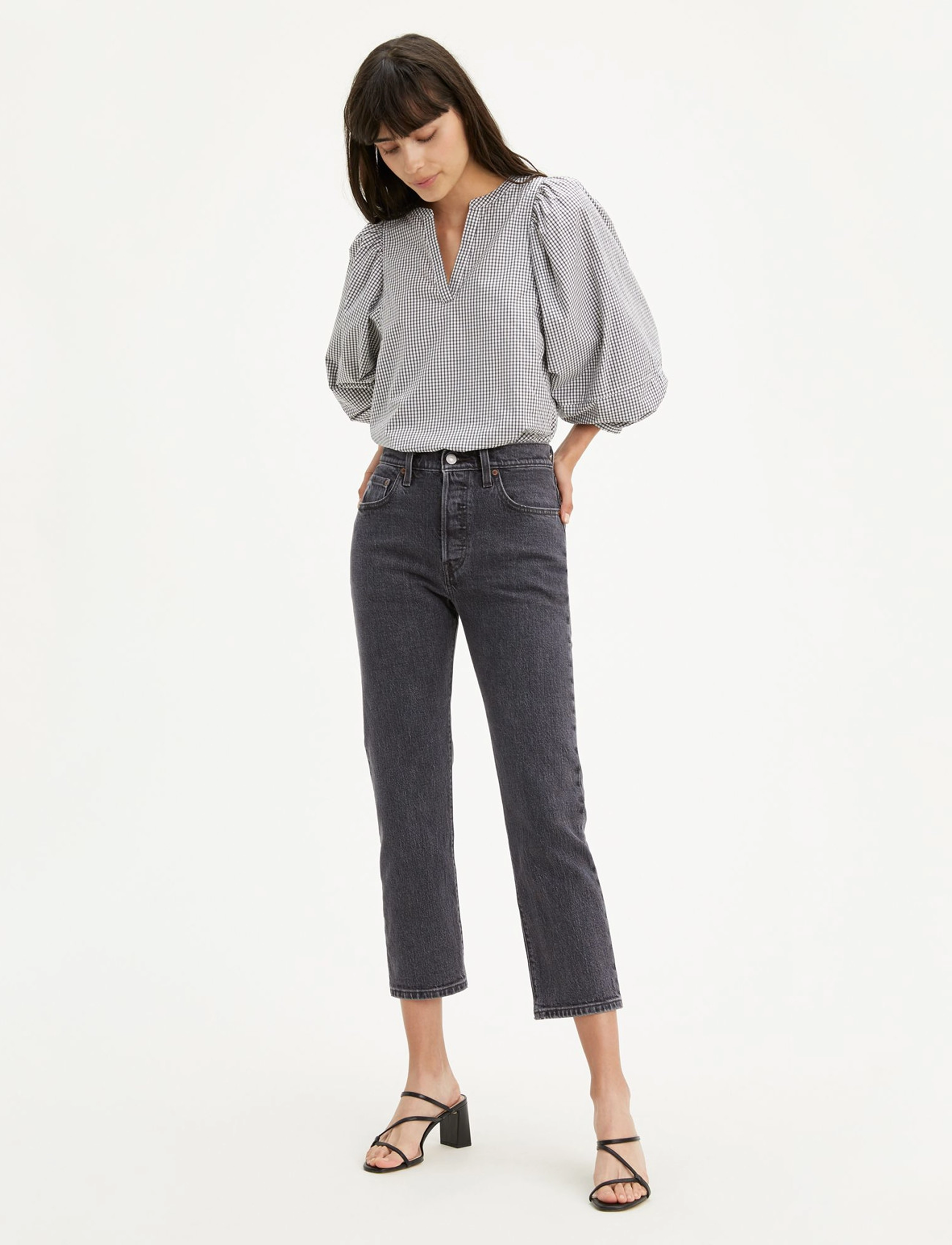 Levi's® - 501 CROP MESA CABO FADE - blacks - 3