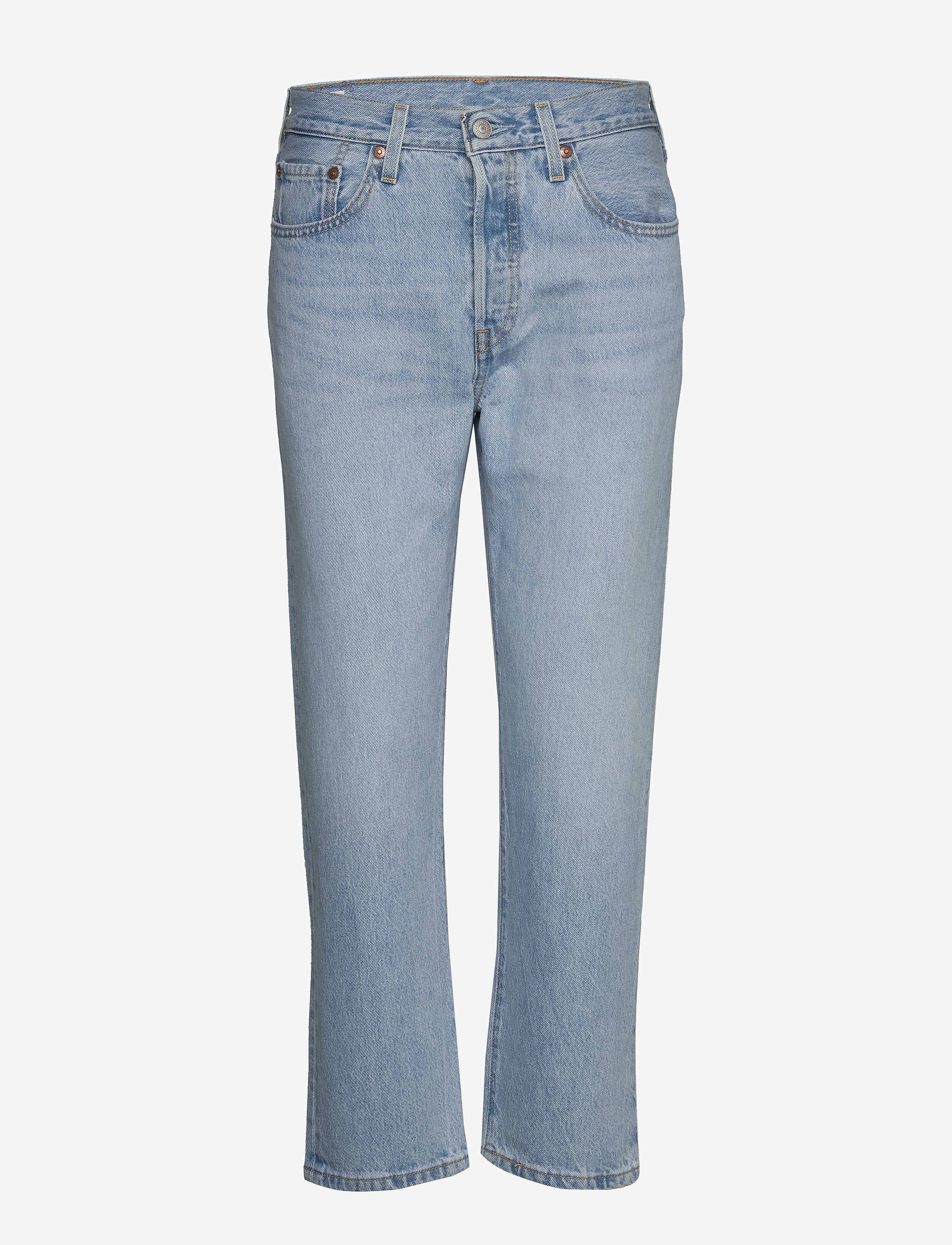 Levi's® - 501 CROP OJAI LUXOR RA - light indigo - worn in - 1
