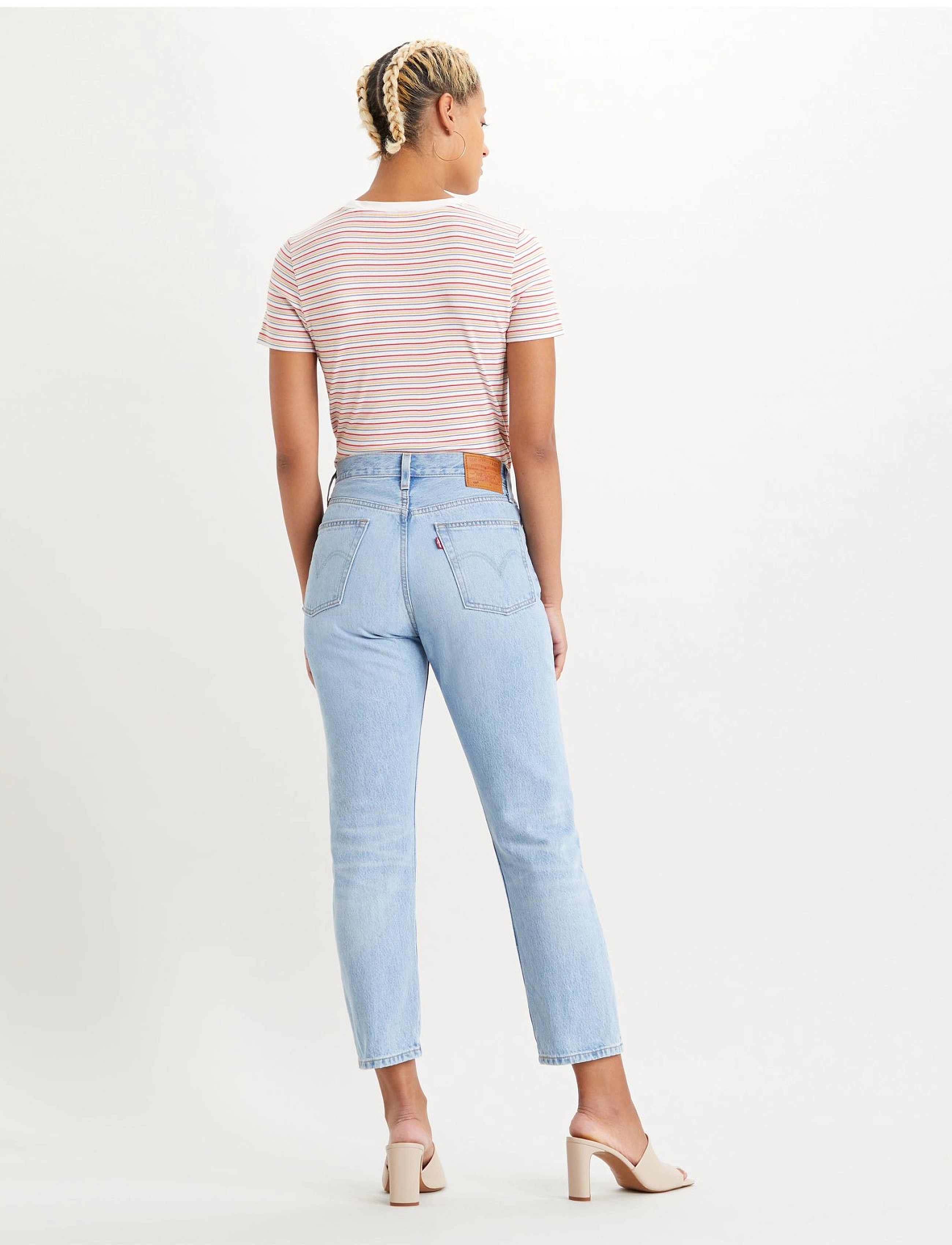 Levi's® - 501 CROP OJAI LUXOR RA - light indigo - worn in - 4