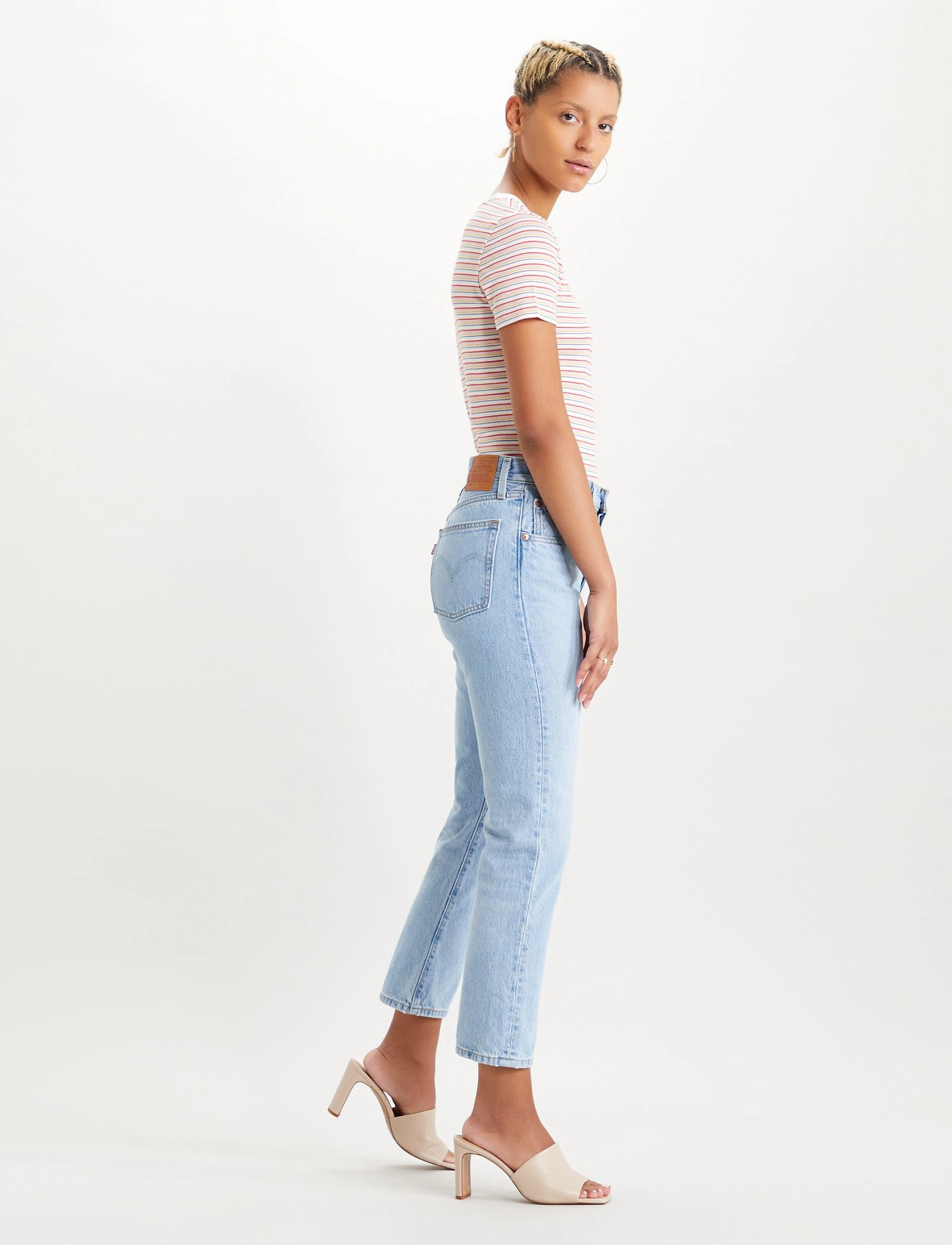Levi's® - 501 CROP OJAI LUXOR RA - light indigo - worn in - 5