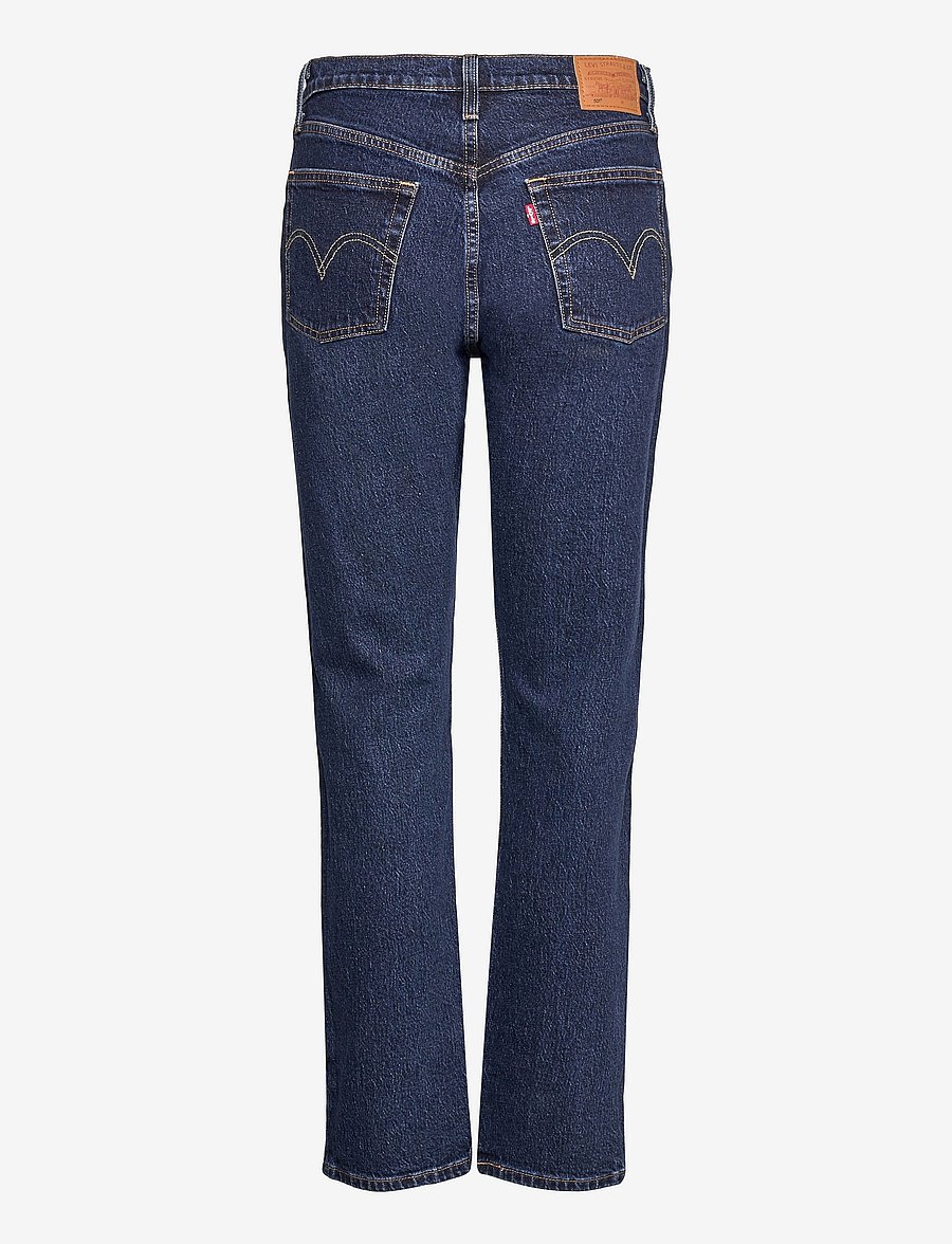 Levi's® - 501 CROP SALSA STONEWASH - jeans droites - dark indigo - flat finish - 2