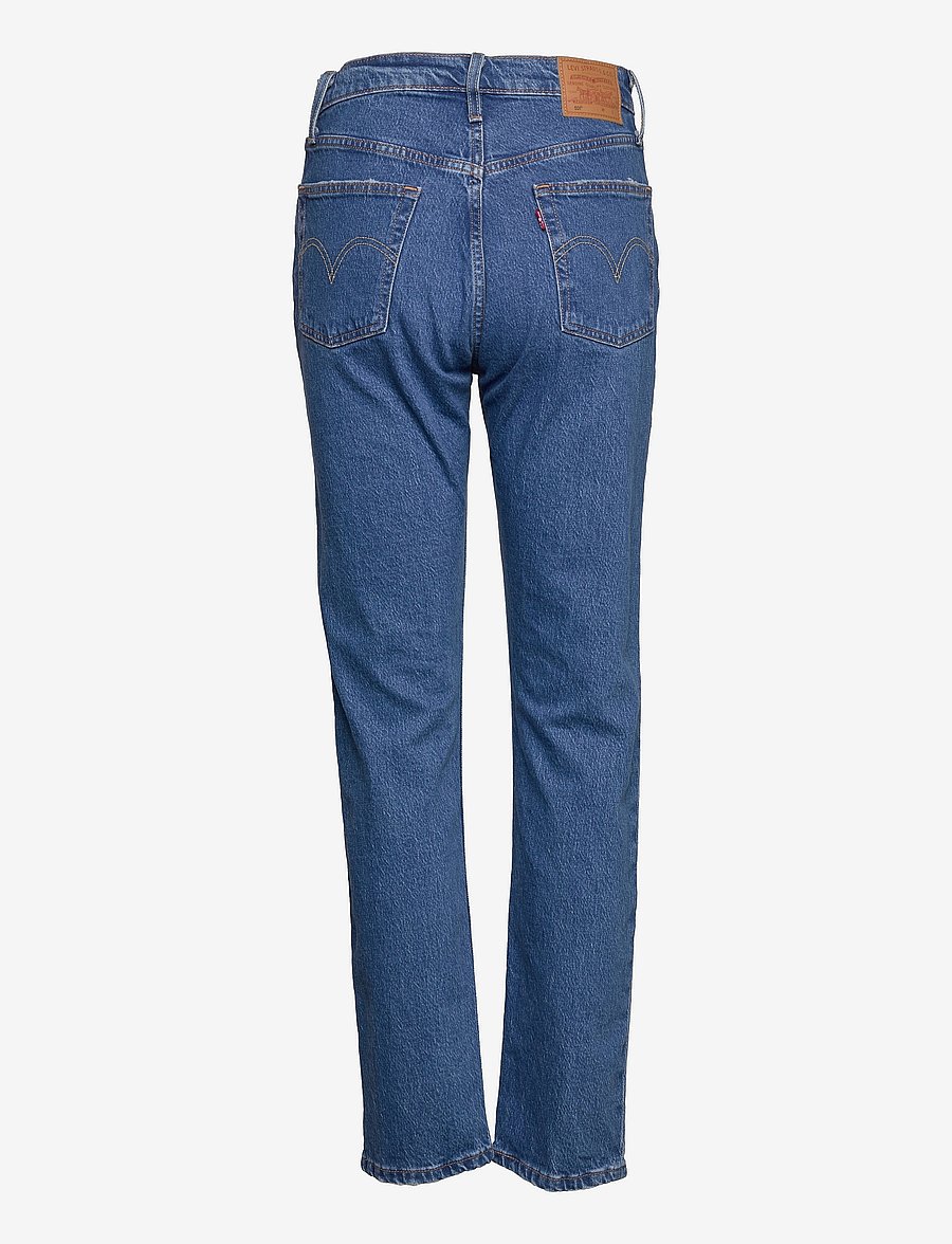 Levi's® - 501 CROP JAZZ POP - gerade jeans - med indigo - worn in - 2