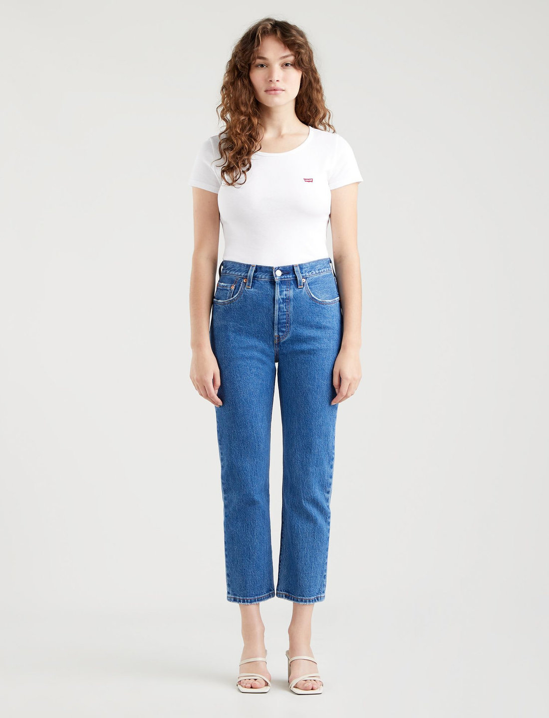 LEVI S Women 501 Crop Jazz Pop Straight jeans Boozt