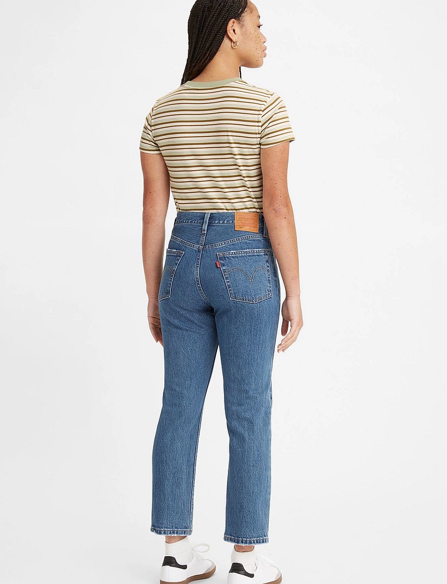 Levi's® - 501 CROP JAZZ POP - gerade jeans - med indigo - worn in - 4