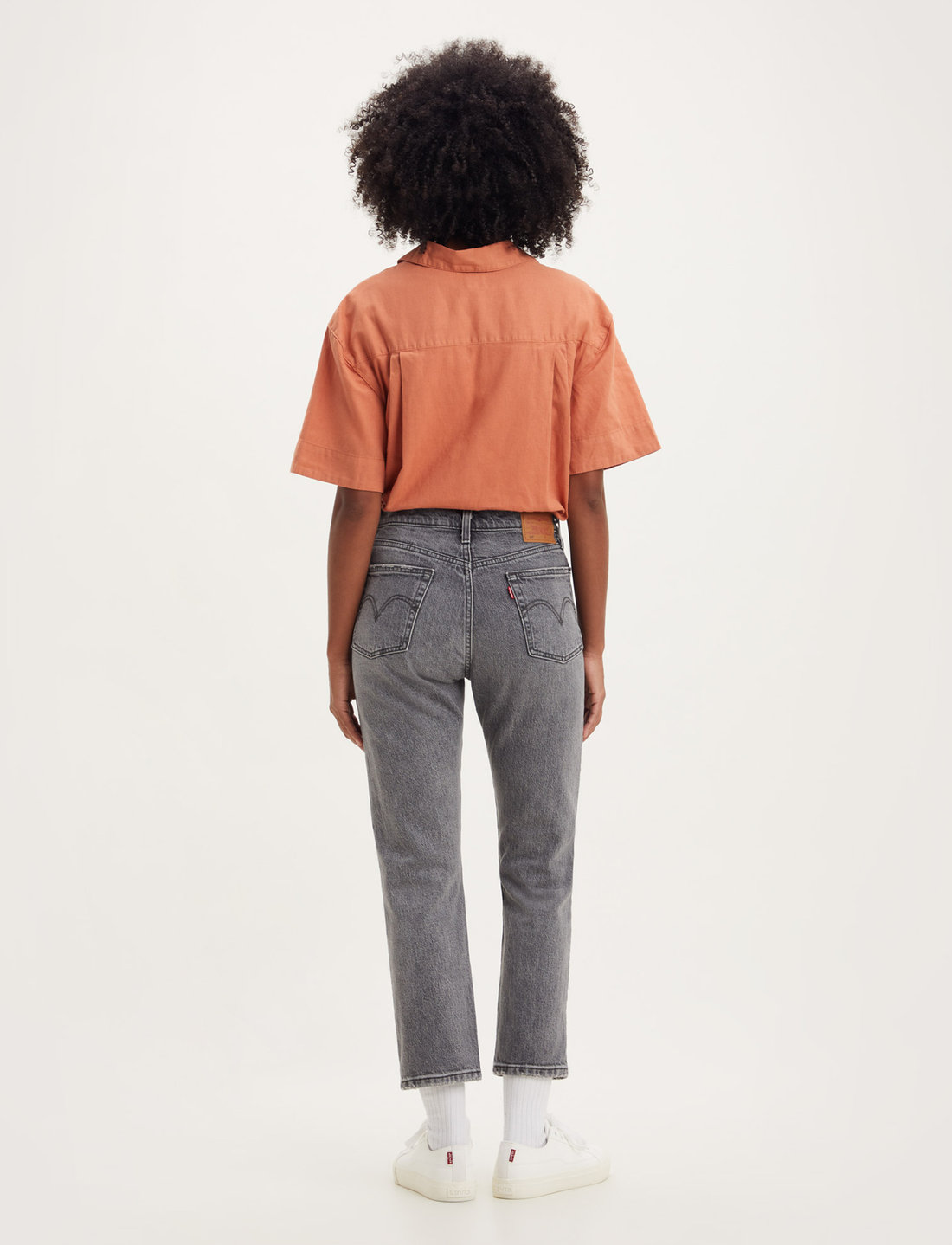 LEVI S Women 501 Crop Ashed Out tapered jeans shop at Booztlet