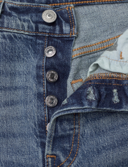 LEVI´S Women - 501 CROP STAND OFF - straight jeans - dark indigo - worn in - 8