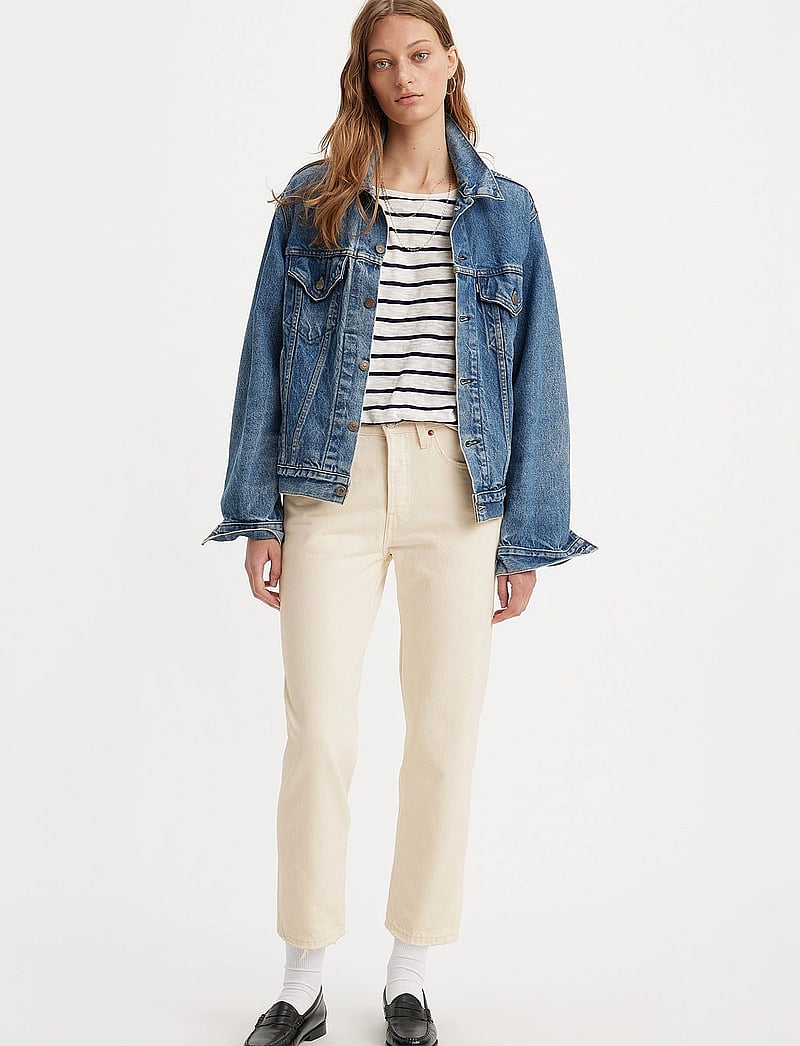 Levi's® - 501 CROP ECRU BOOPER NO DAMAGE - raka jeans - whites - 3