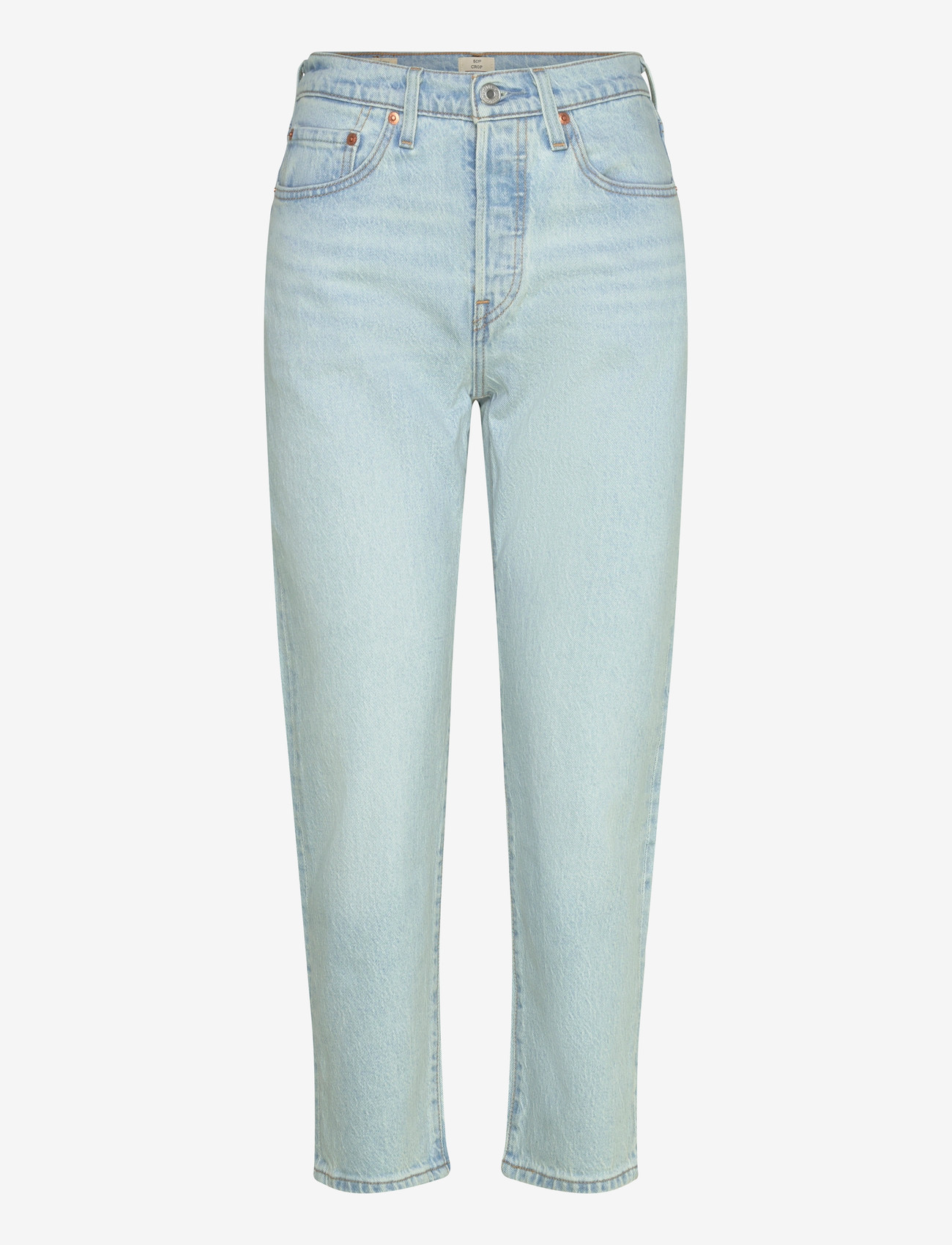Levi's® - 501 CROP WOW ME OVER - mom jeans - light indigo - worn in - 1