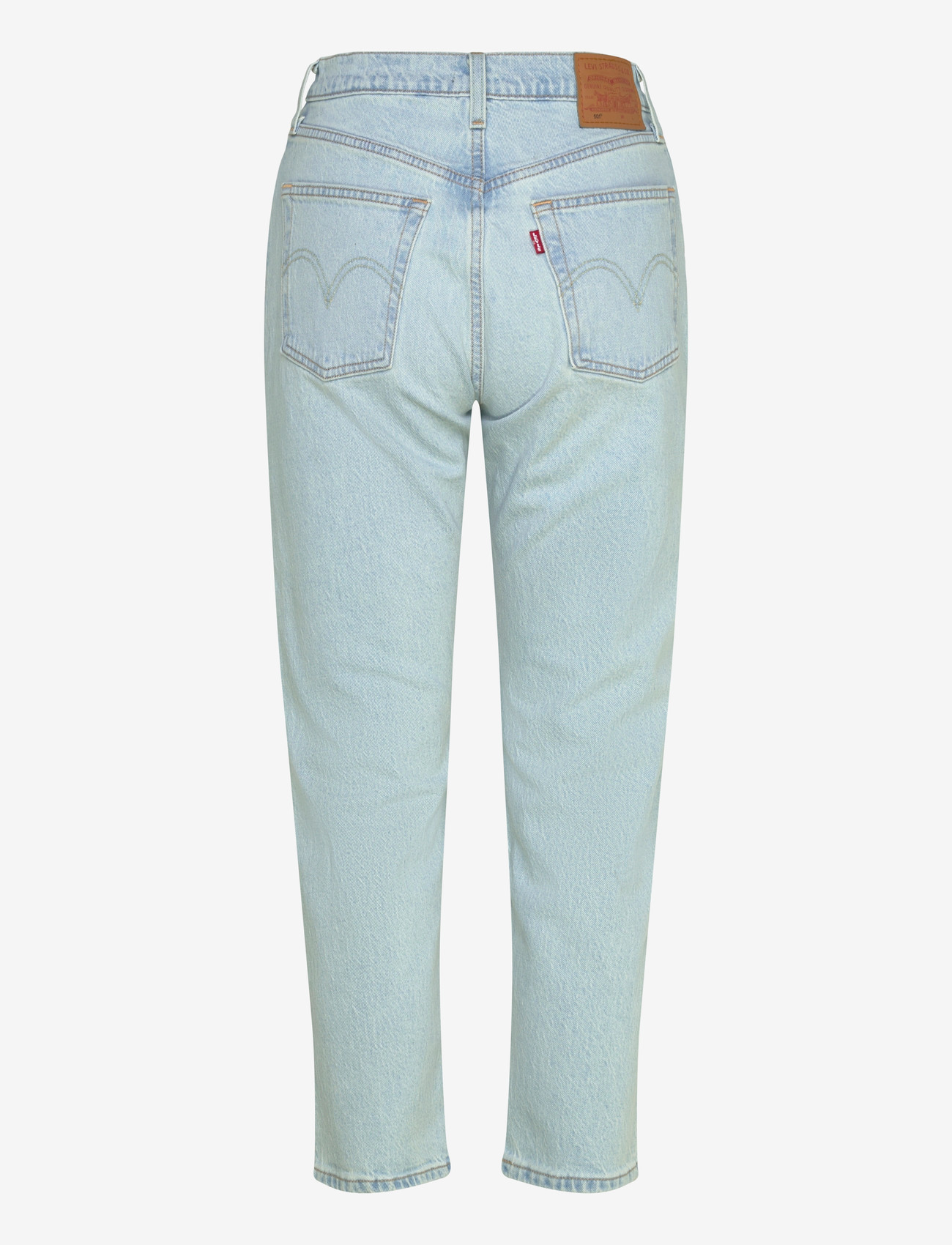 Levi's® - 501 CROP WOW ME OVER - mom jeans - light indigo - worn in - 2