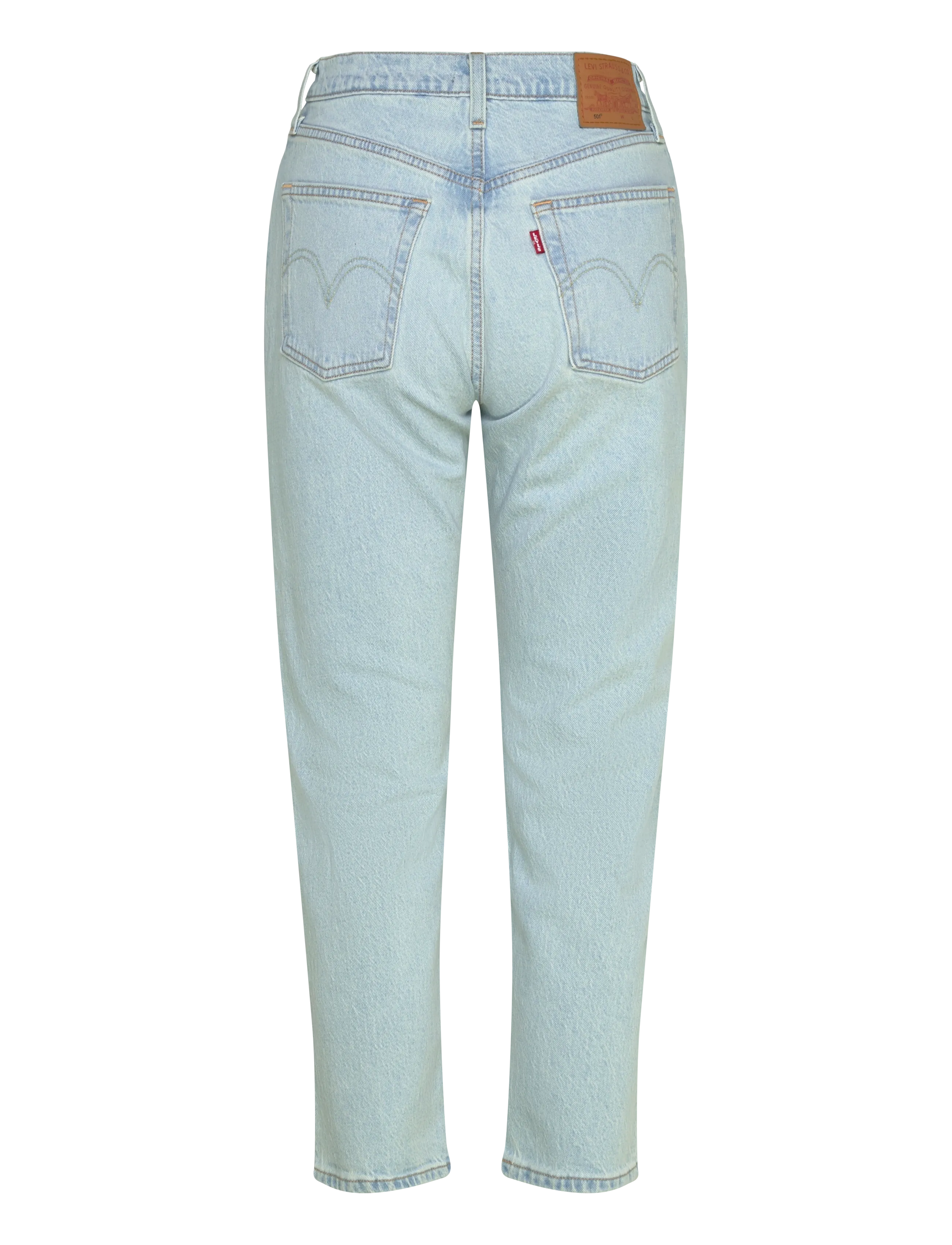 Levi's® - 501 CROP WOW ME OVER - mom-lõikega teksad - light indigo - worn in - 2