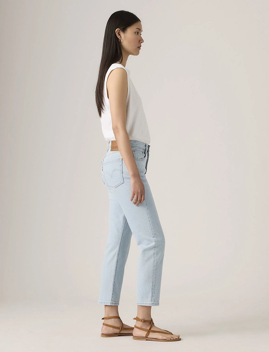 Levi's® - 501 CROP WOW ME OVER - mom-jeans - light indigo - worn in - 3