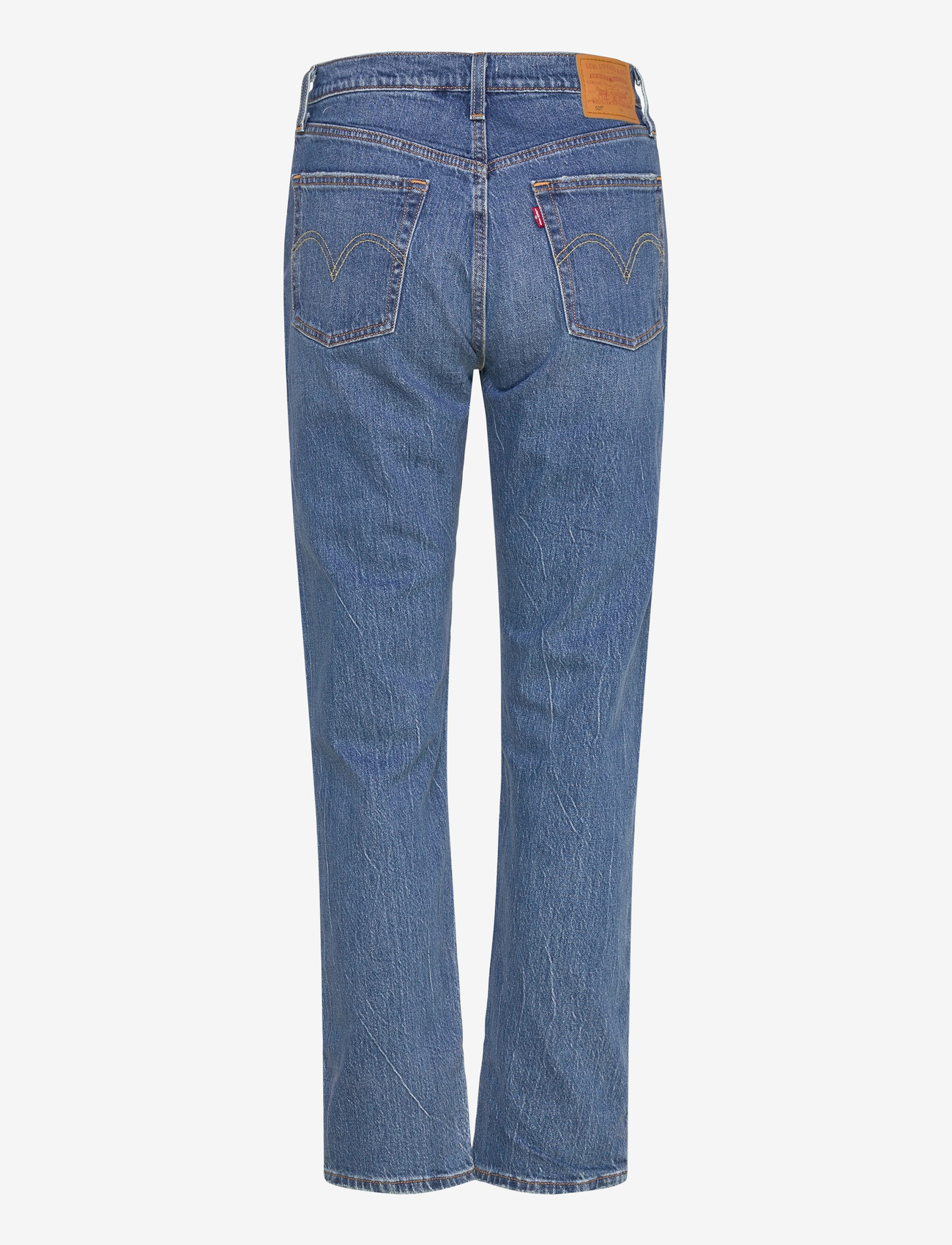 Levi's® - 501 CROP ERIN CANT WAIT STRETC - raka jeans - med indigo - worn in - 2