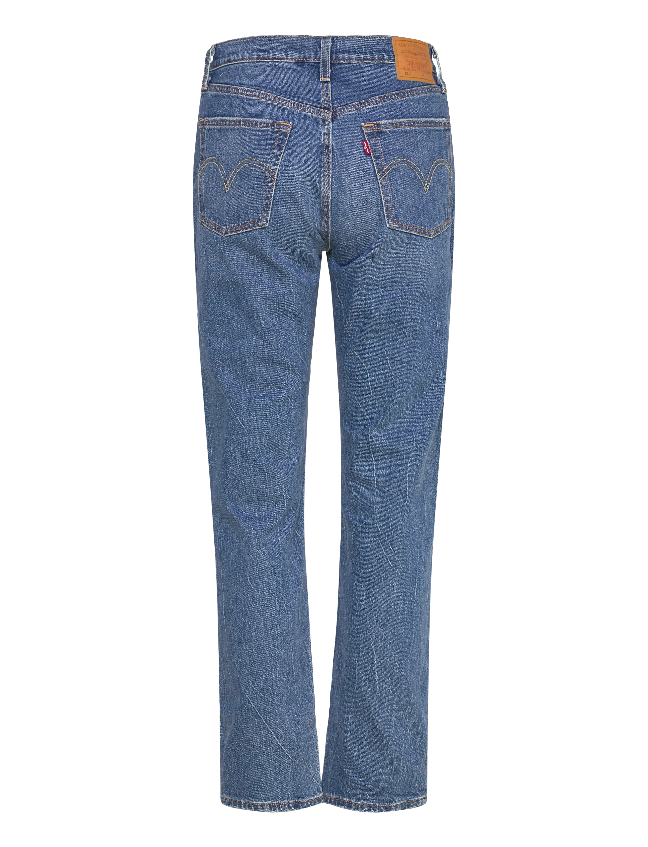 Levi's® - 501 CROP ERIN CANT WAIT STRETC - raka jeans - med indigo - worn in - 2