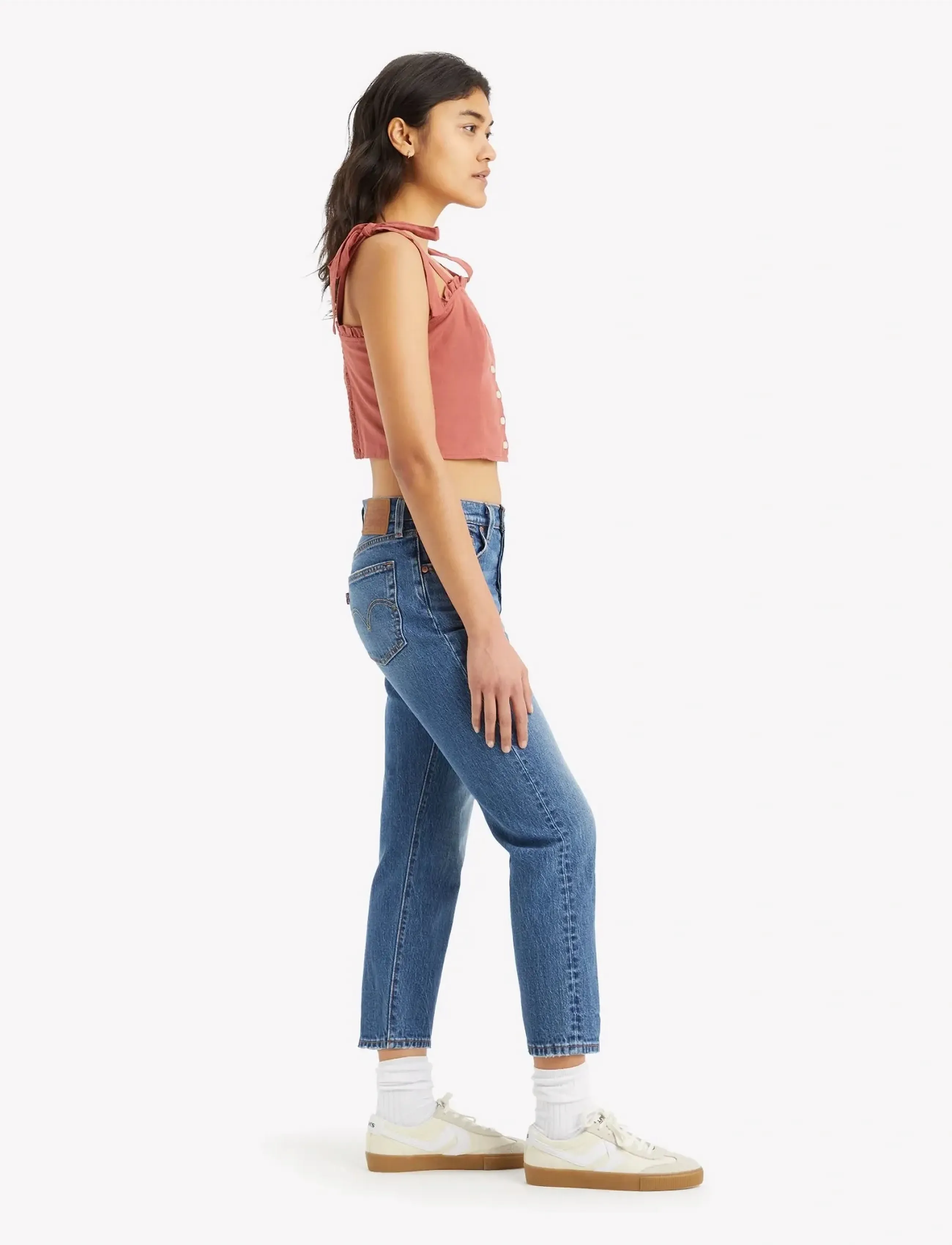 LEVIS ® 501 Crop Erin Cant Wait Stretc raka jeans dam – bild 2