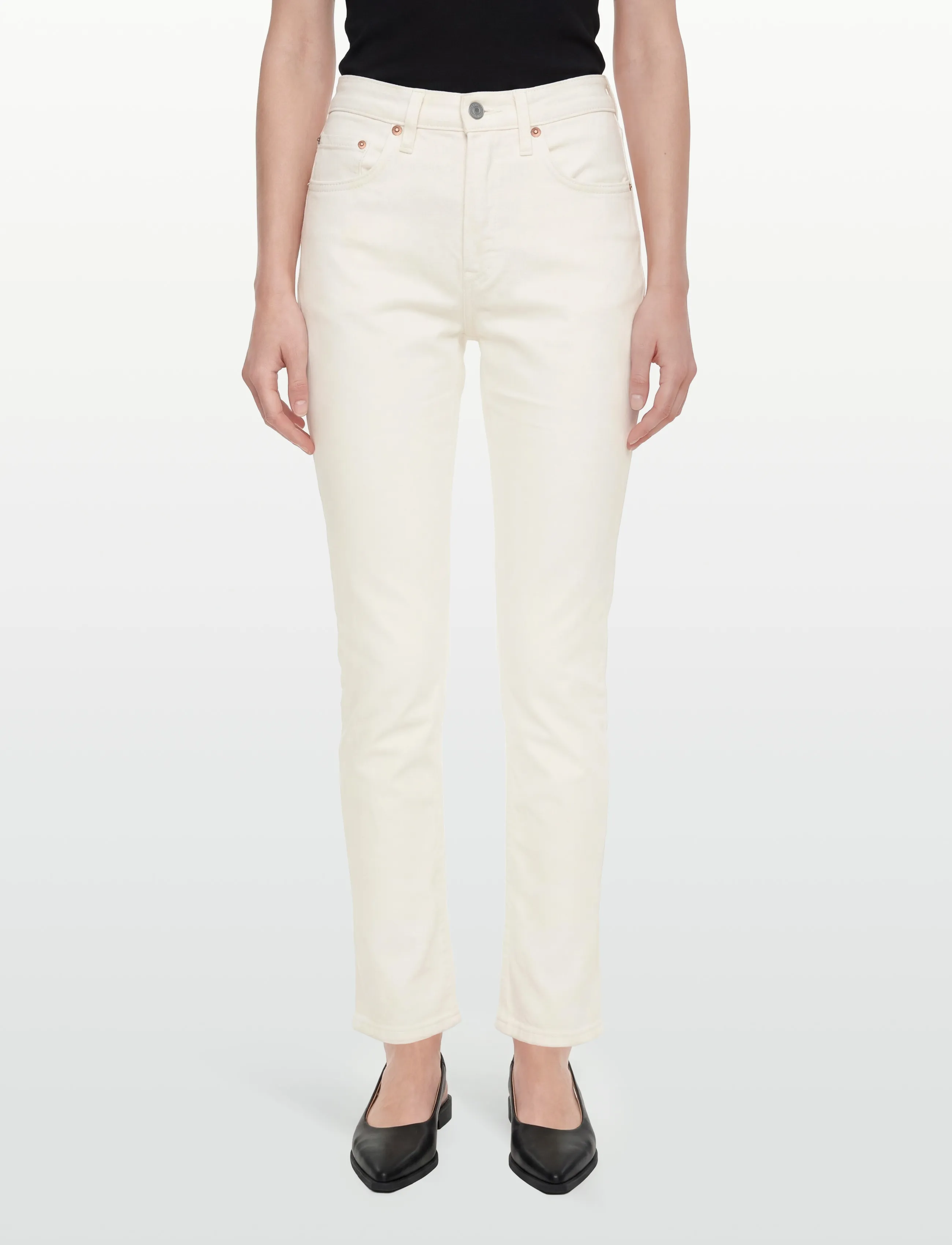 Levi's® - 501 CROP SURPRISE GUEST - gerade jeans - whites - 3