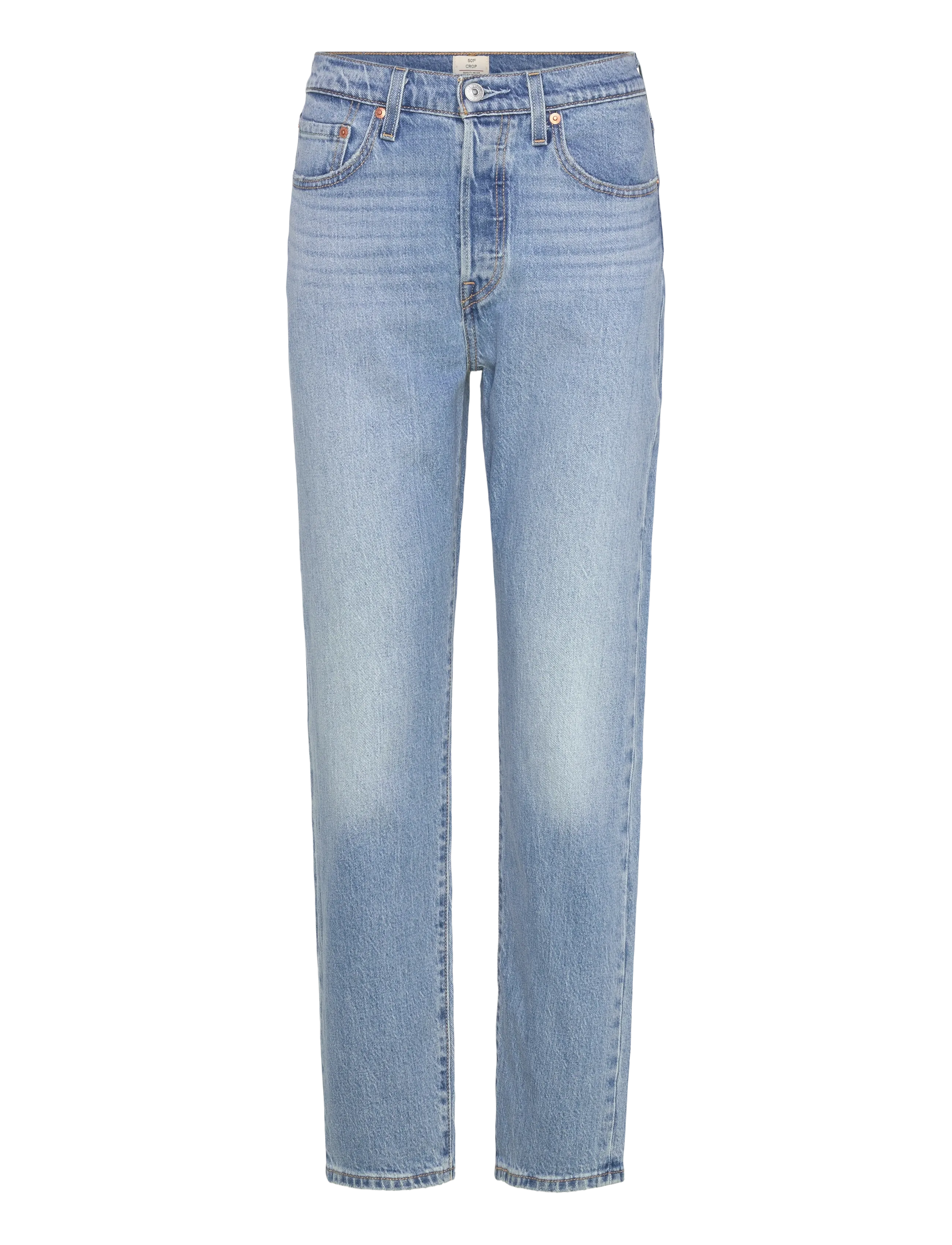 Levi's® 501 CROP WHERE TO NOW NDX - Visa allt - MED INDIGO - WORN IN / blue