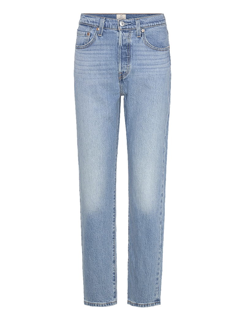 Levi's® - 501 CROP WHERE TO NOW NDX - straight jeans - med indigo - worn in - 0
