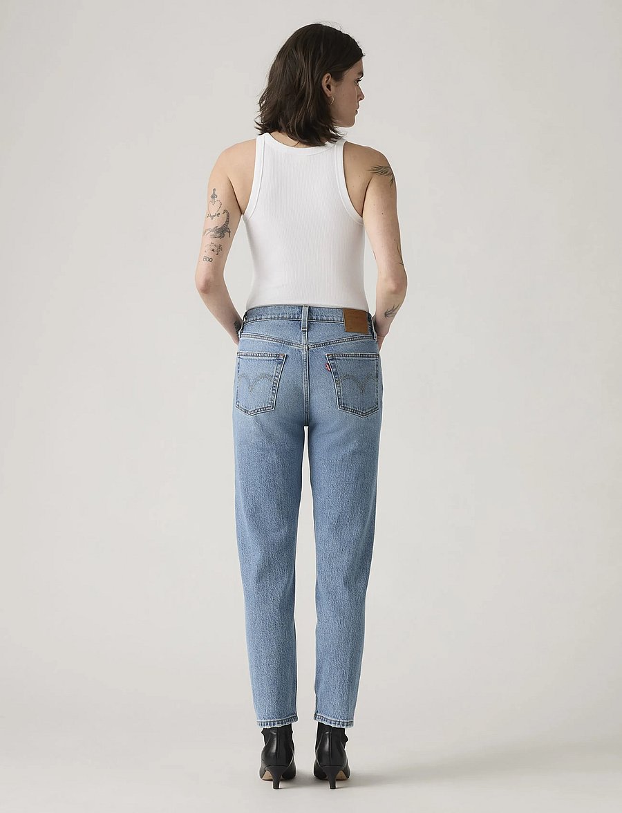 Levi's® - 501 CROP WHERE TO NOW NDX - gerade jeans - med indigo - worn in - 4