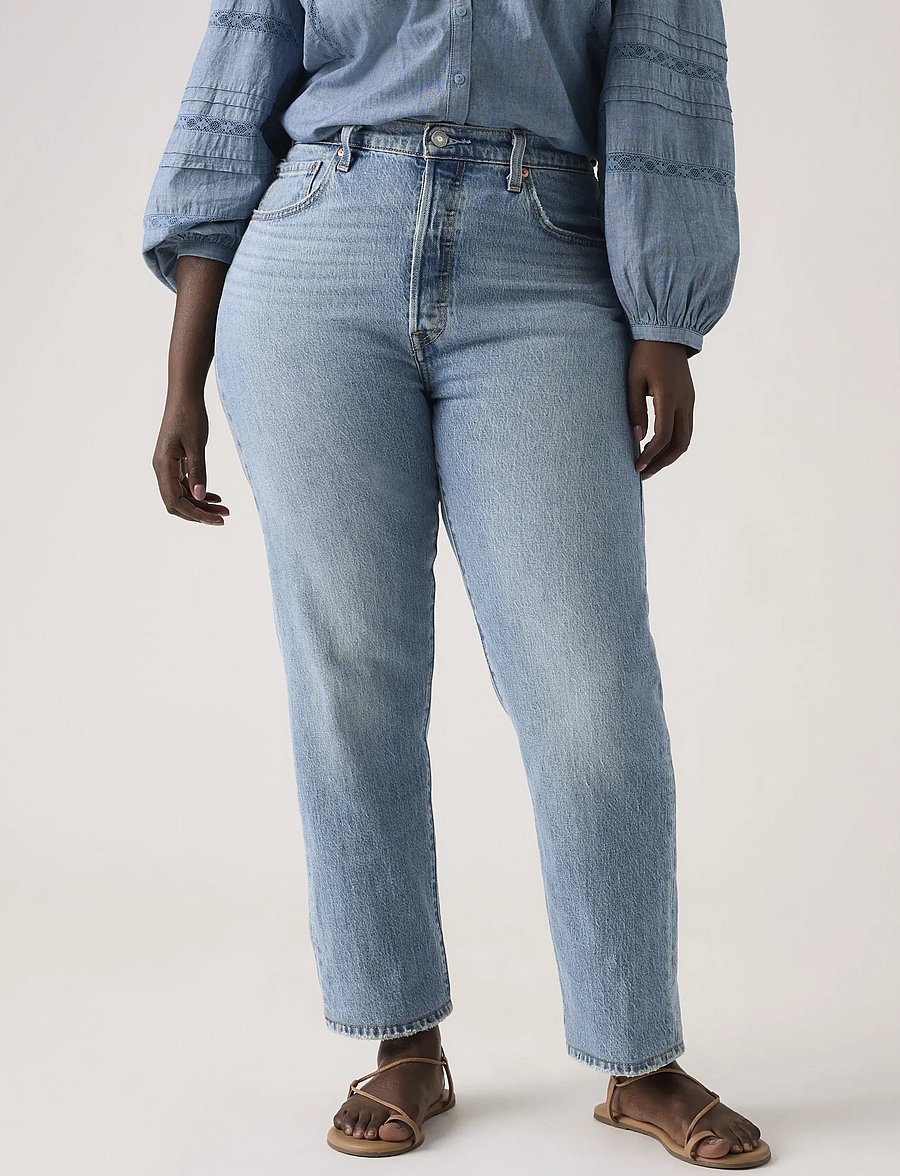 Levi's® - 501 CROP WHERE TO NOW NDX - gerade jeans - med indigo - worn in - 5