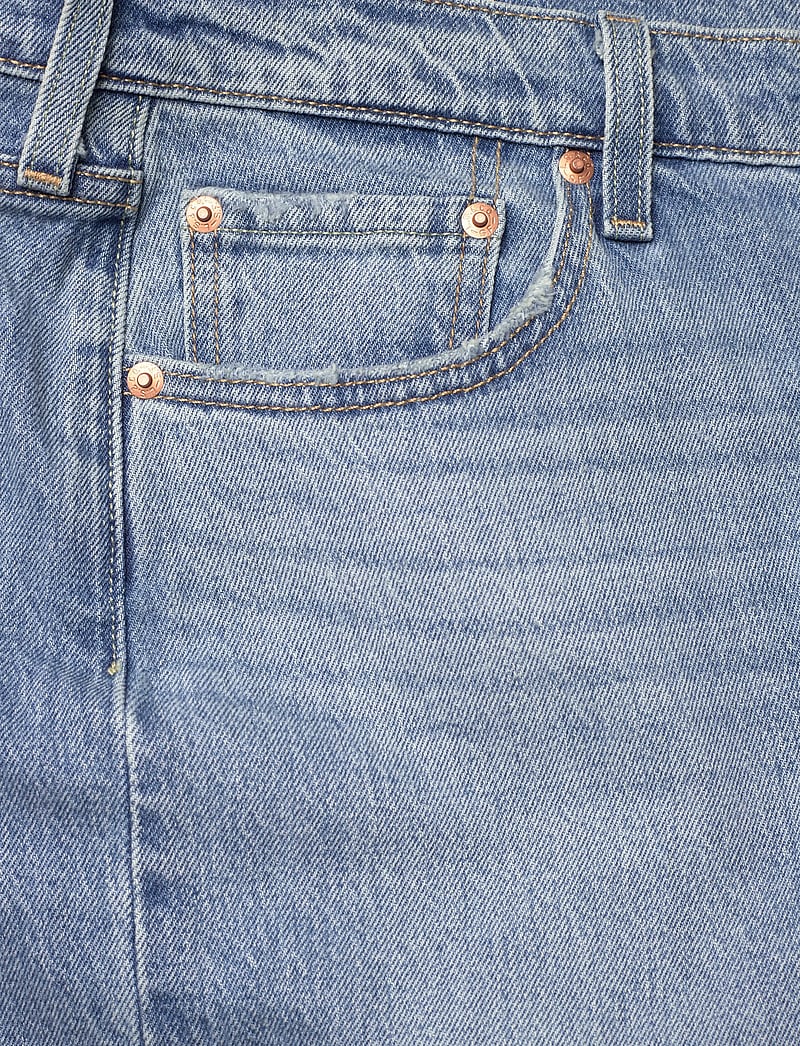 Levi's® - 501 CROP WHERE TO NOW NDX - straight jeans - med indigo - worn in - 2