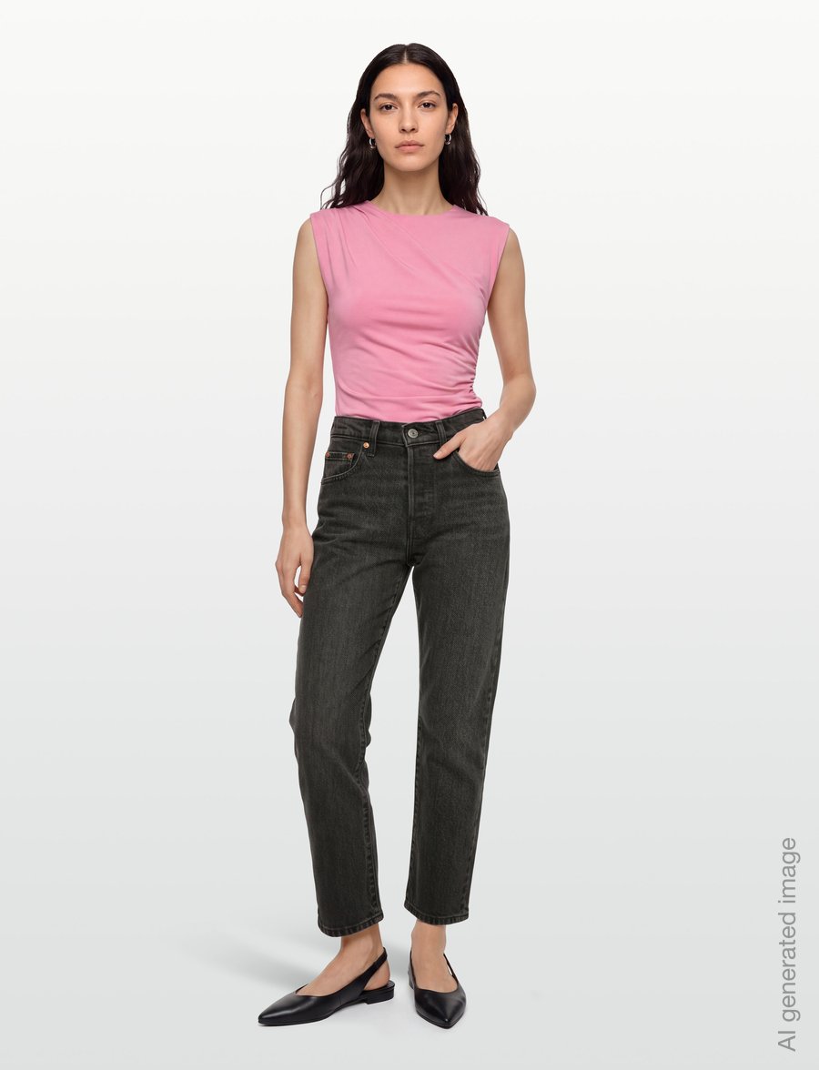 Levi's® - 501 CROP DELIVERY DISTANCE - gerade jeans - blacks - 0