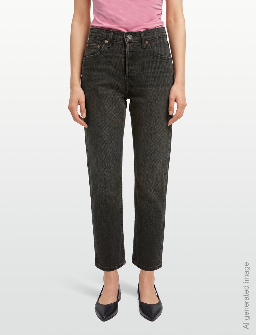 Levi's® - 501 CROP DELIVERY DISTANCE - gerade jeans - blacks - 3