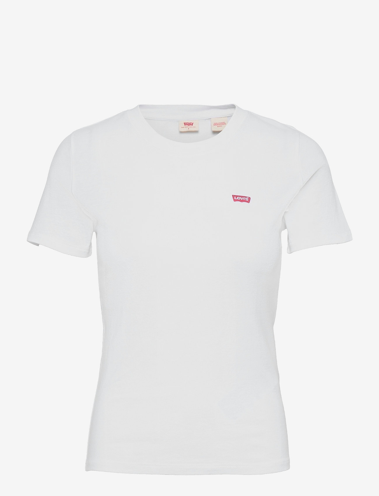 LEVI´S Women - SS RIB BABY TEE WHITE + - t-shirts - neutrals - 1