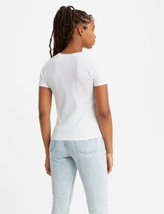 LEVI´S Women - SS RIB BABY TEE WHITE + - lowest prices - neutrals - 3