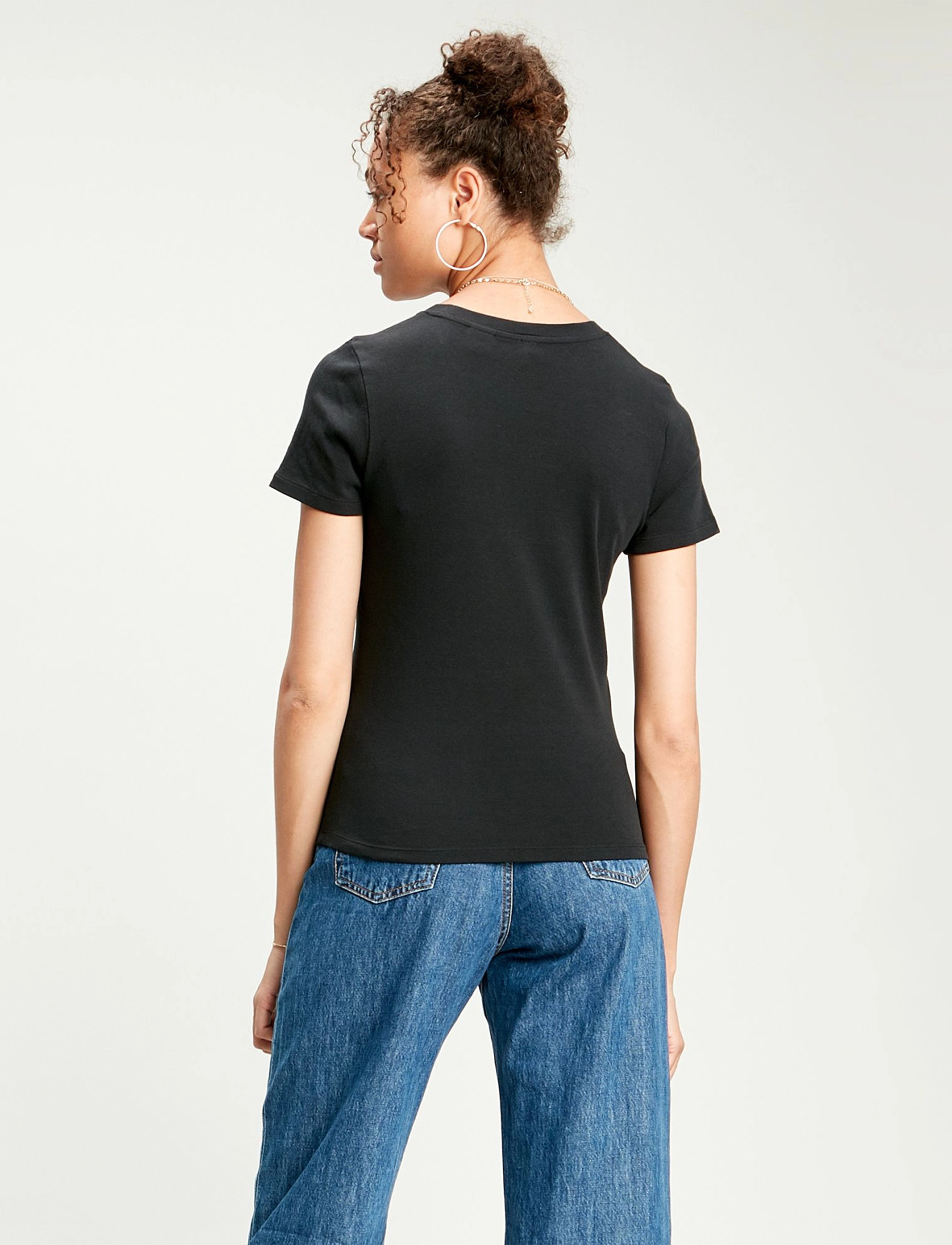 LEVI´S Women - SS RIB BABY TEE CAVIAR - blacks - 3