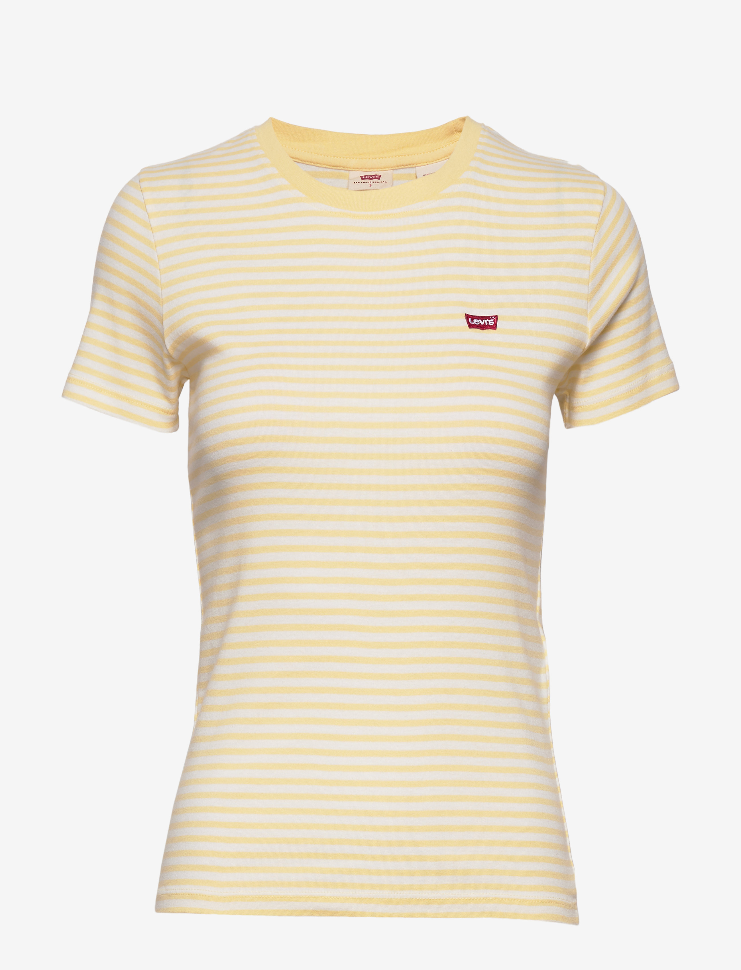 LEVI´S Women - SS RIB BABY TEE AYA STRIPE PAL - yellows/oranges - 0