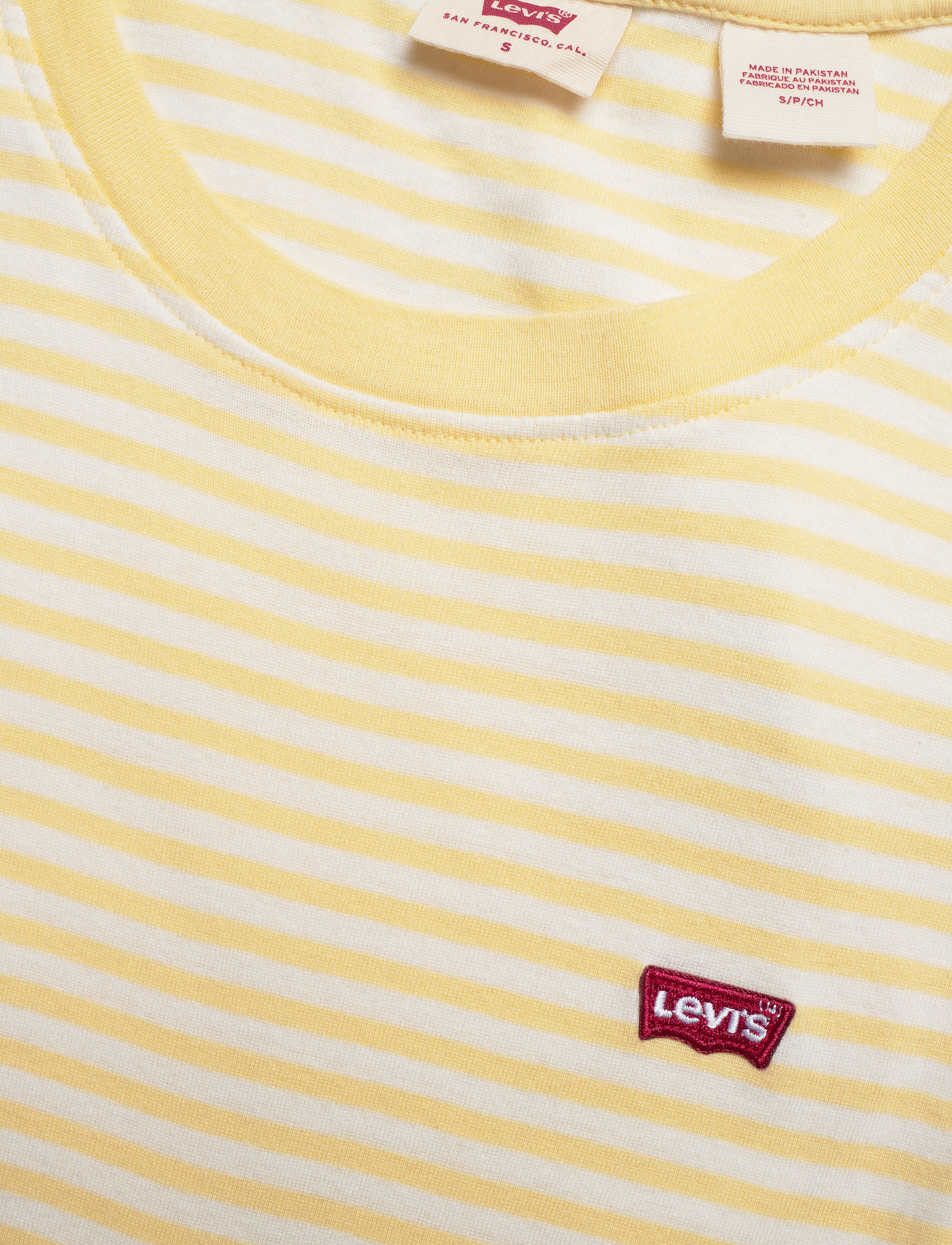 LEVI´S Women - SS RIB BABY TEE AYA STRIPE PAL - yellows/oranges - 2