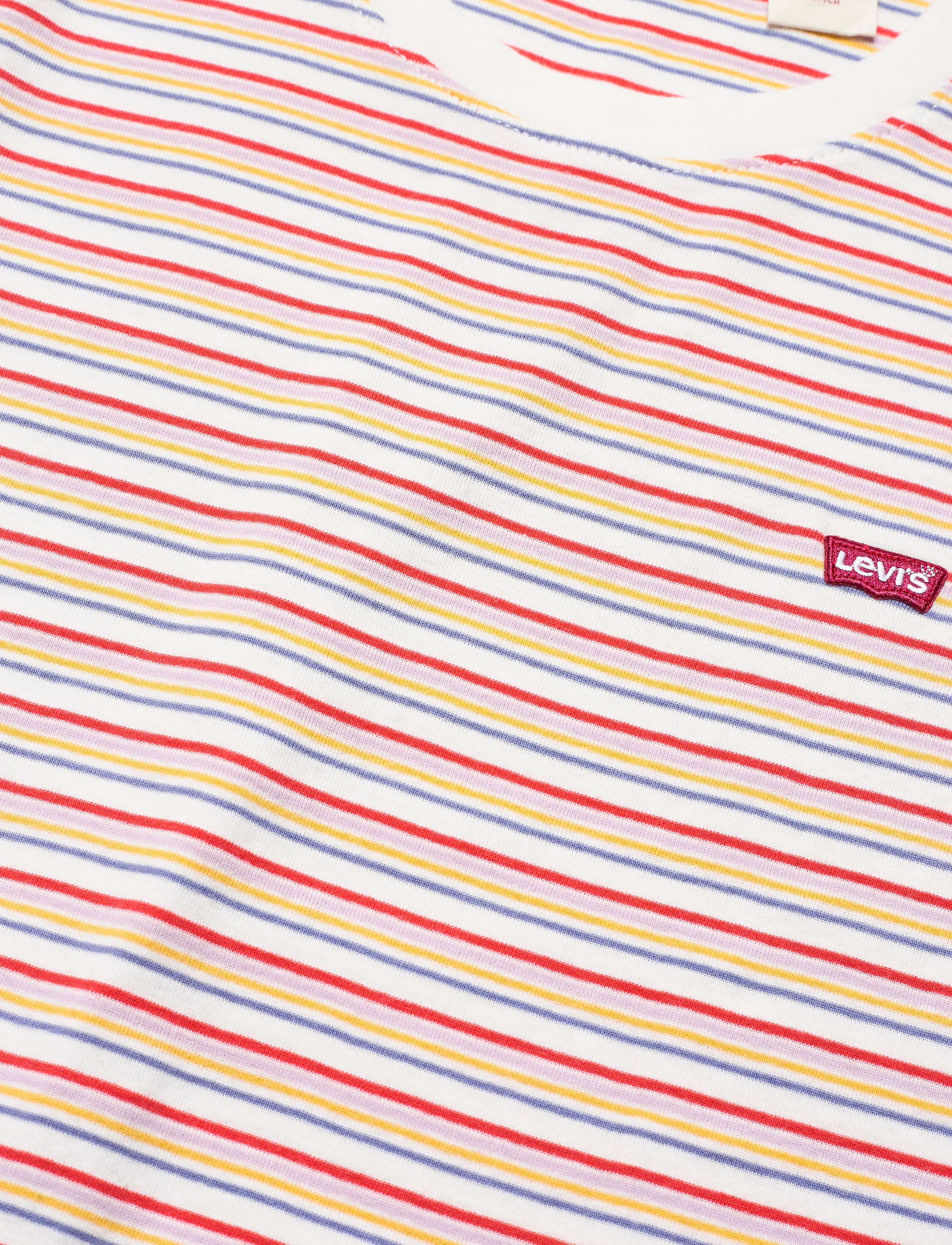 LEVI´S Women - SS RIB BABY TEE PEARL POPPY RE - multi-color - 2