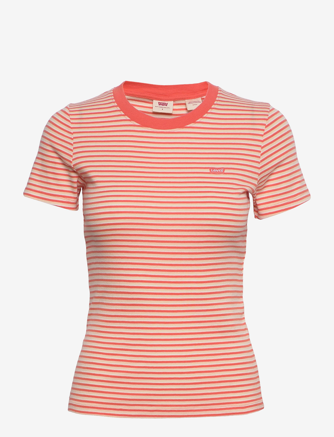 LEVI´S Women - SS RIB BABY TEE ROSEMARRY 3769 - reds - 0
