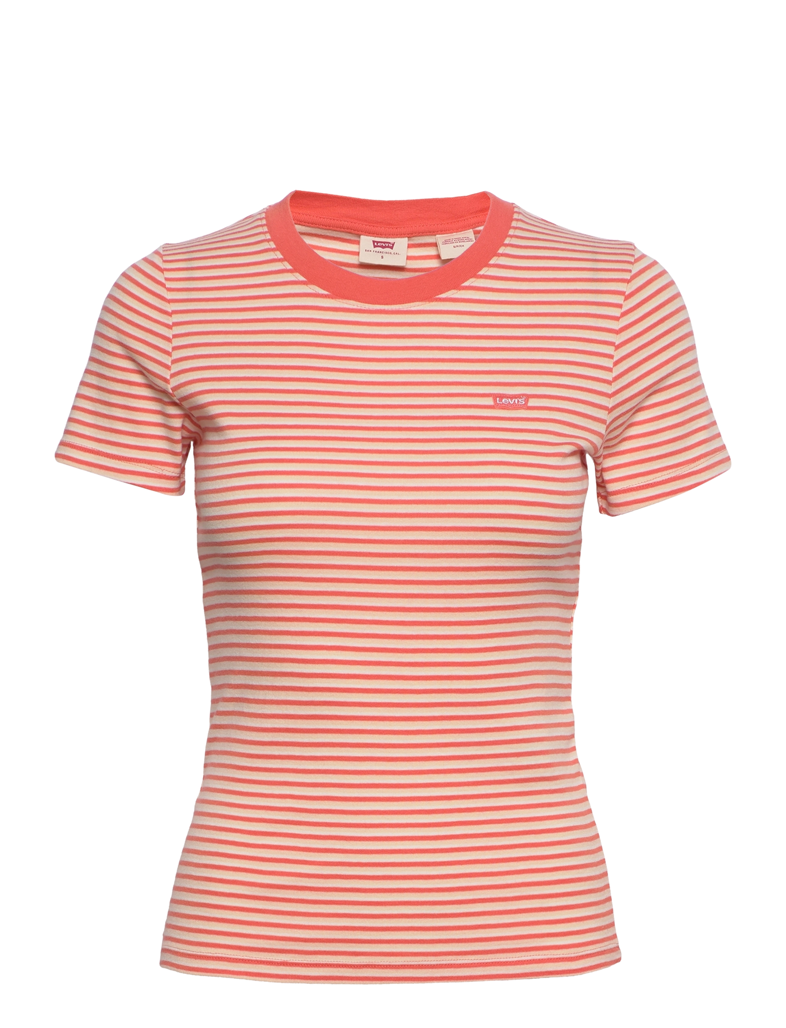 Levi's® - SS RIB BABY TEE ROSEMARRY 3769 - reds - 1