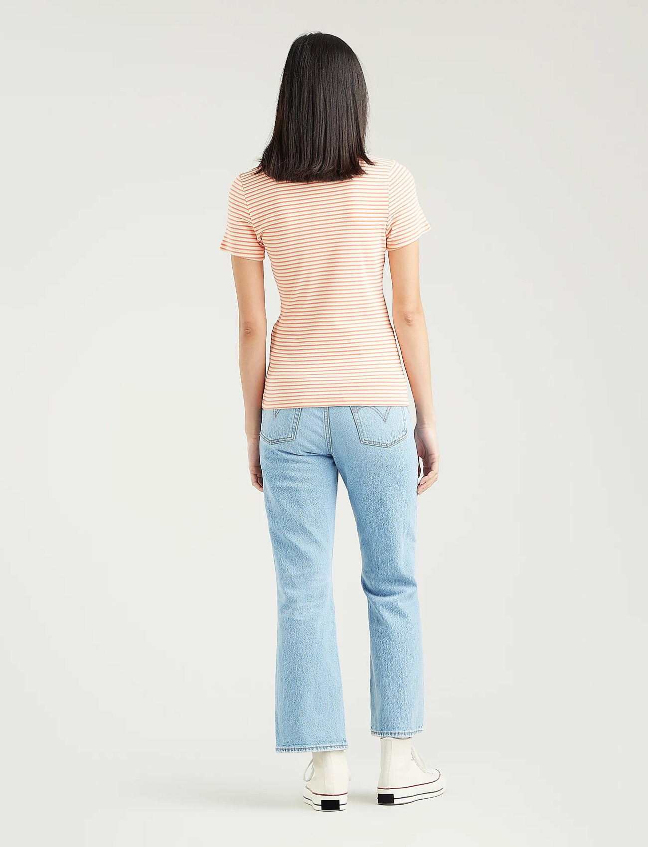 Levi's® - SS RIB BABY TEE ROSEMARRY 3769 - reds - 3