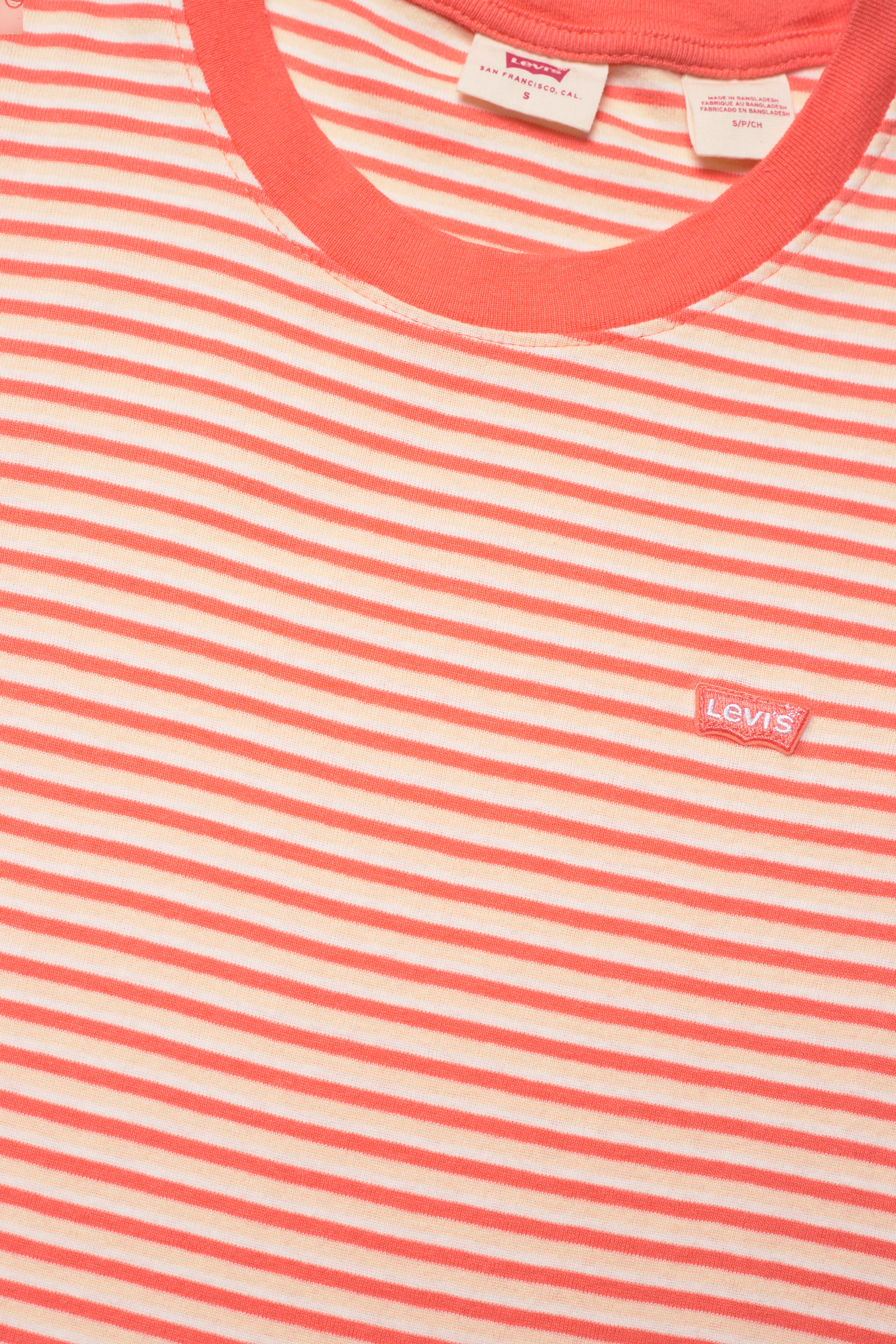 Levi's® - SS RIB BABY TEE ROSEMARRY 3769 - reds - 4