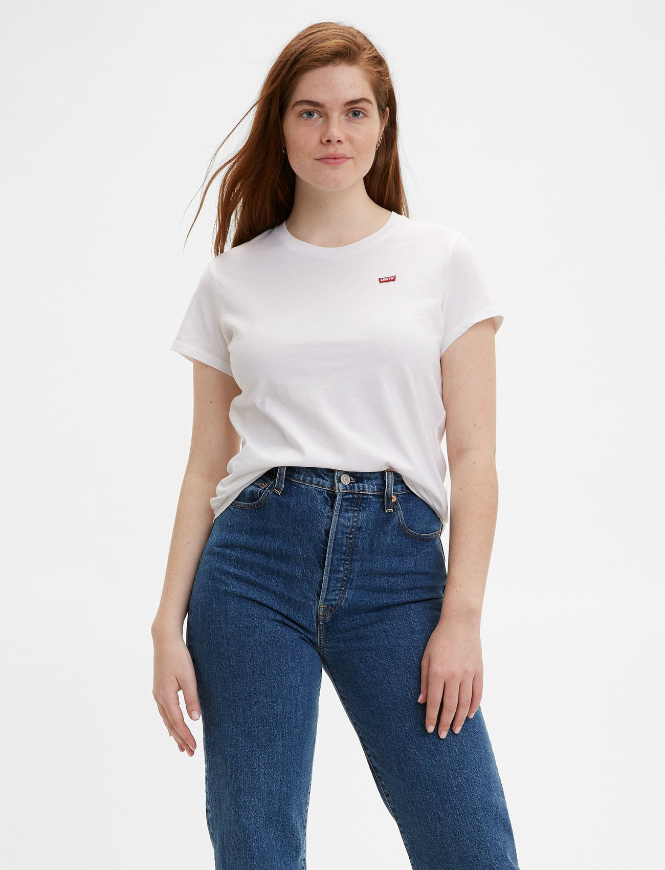 LEVI´S Women - PERFECT TEE WHITE CN100XX - t-skjorter - neutrals - 0