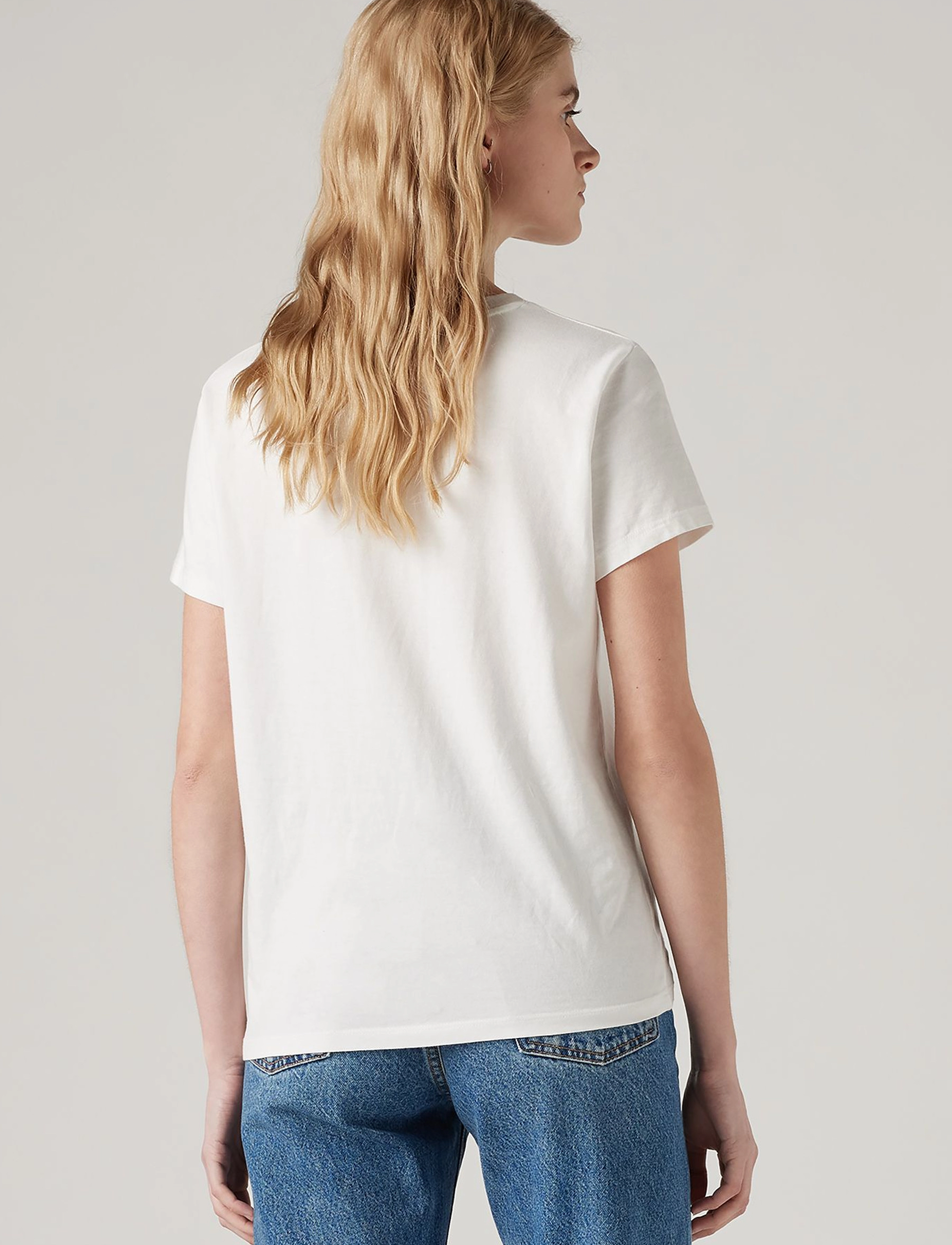 Levi's® - PERFECT TEE WHITE CN100XX - t-skjorter - neutrals - 4