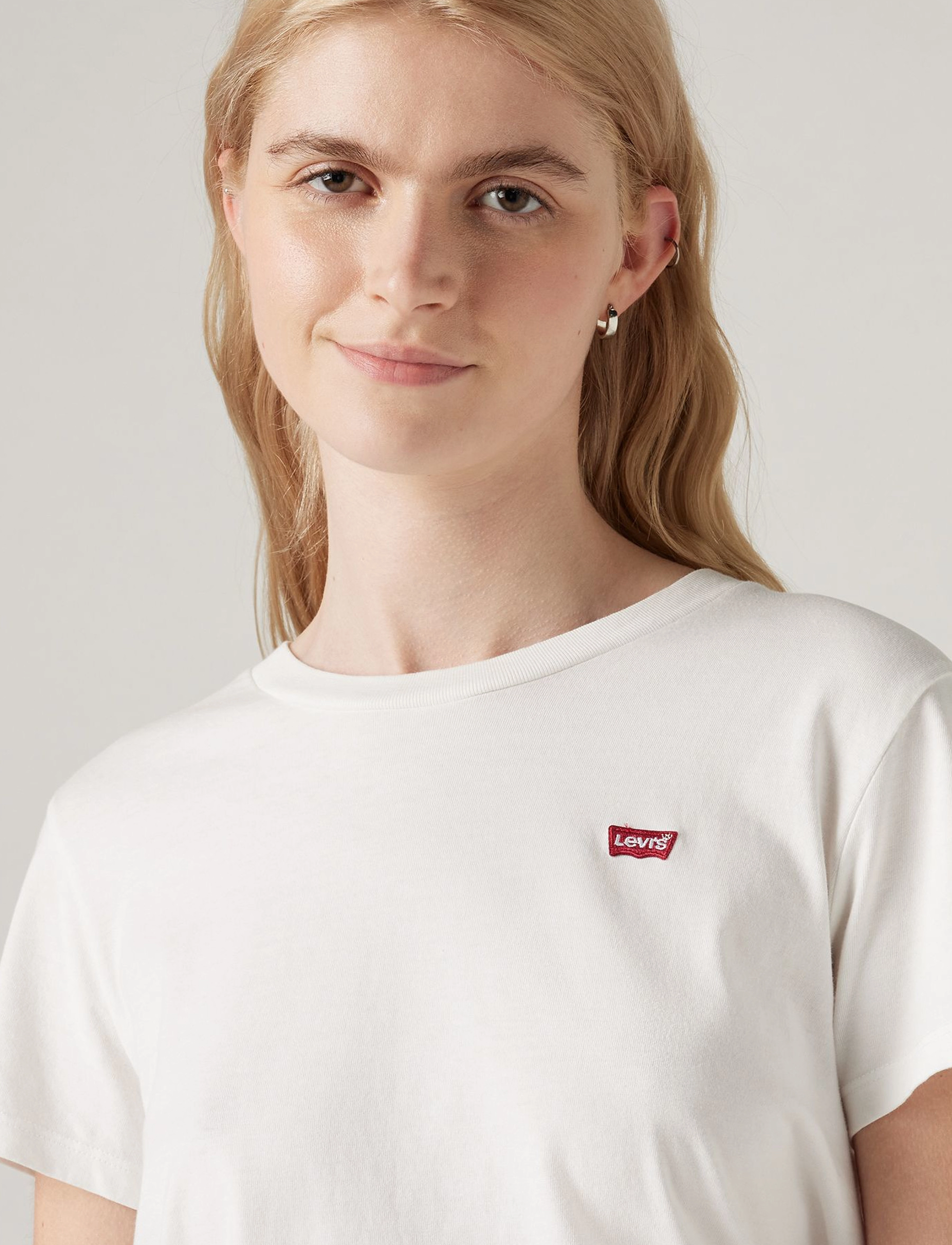 Levi's® - PERFECT TEE WHITE CN100XX - t-skjorter - neutrals - 5